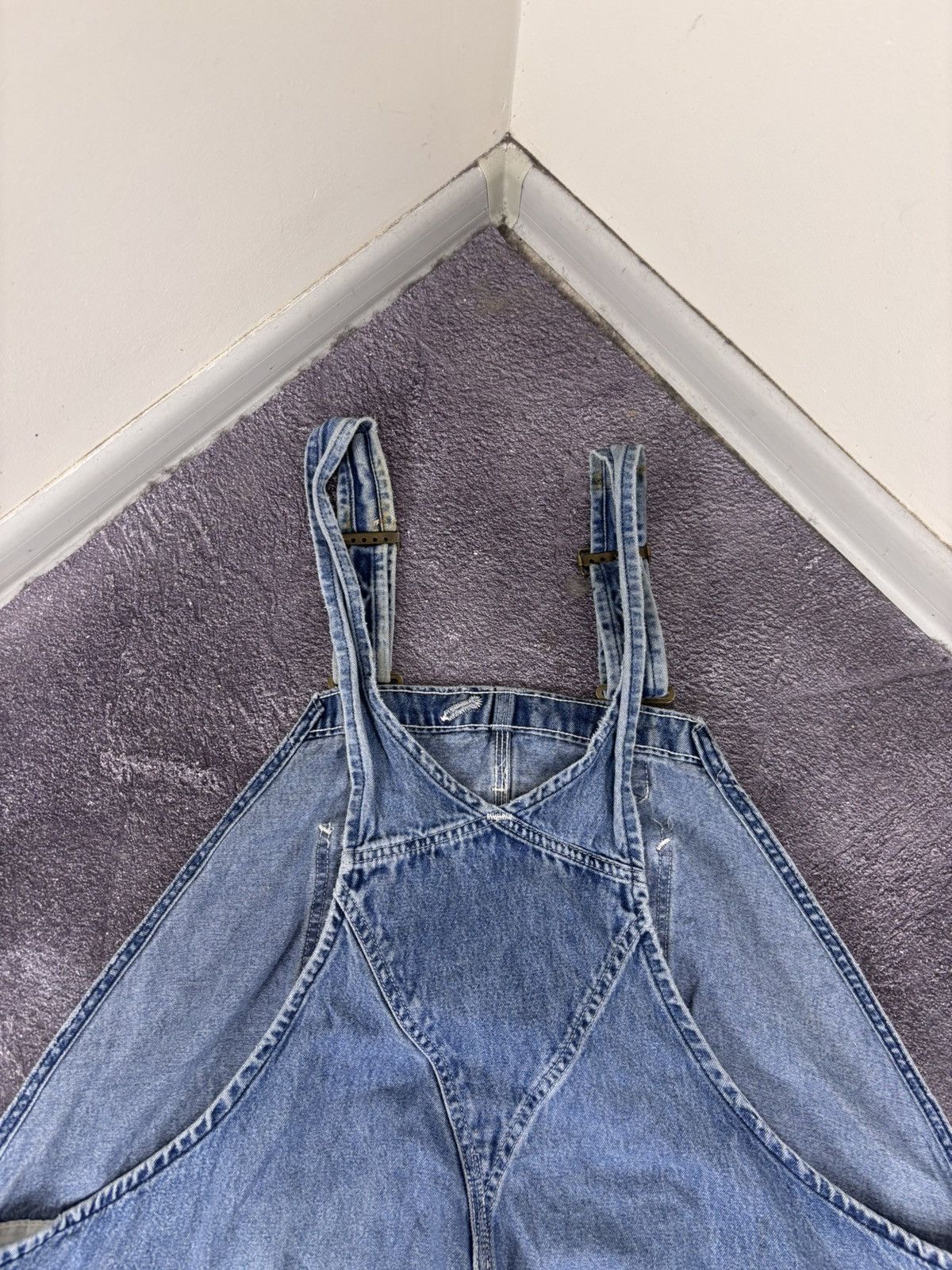 Carhartt Vintage Carhartt Bib Overalls USA Workwear Light Blue Denim Size US 44 / EU 60 - 17 Thumbnail