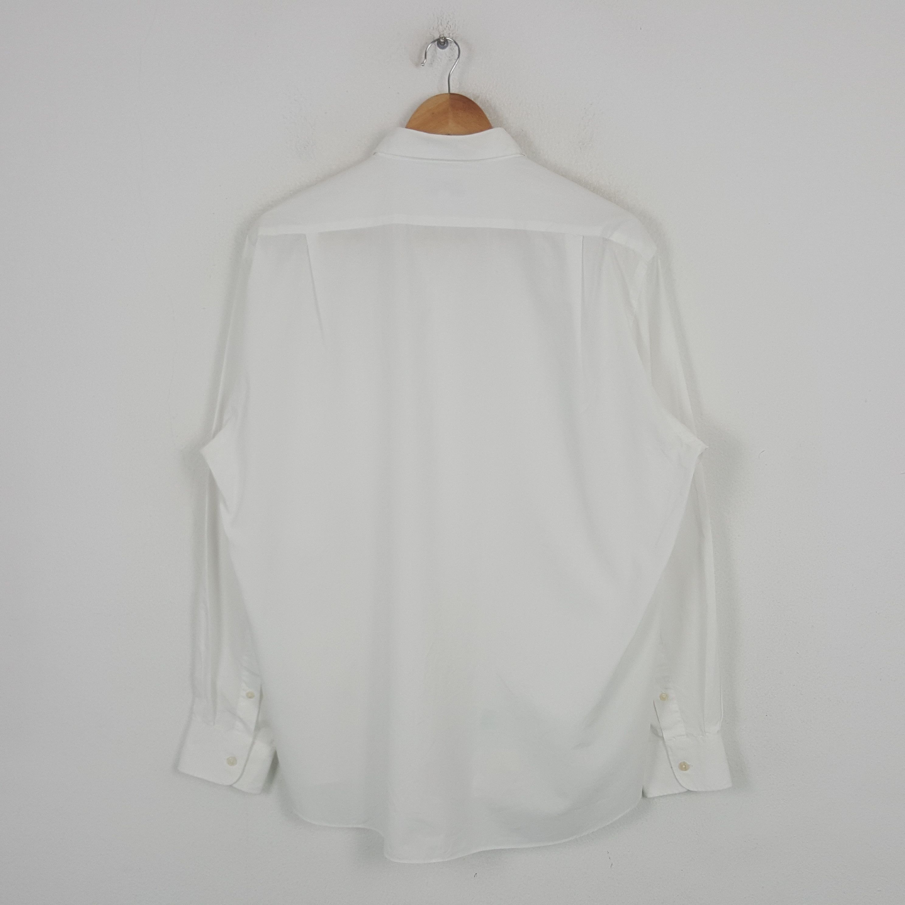 Christian Dior Monsieur Vintage Christian Dior Designer Plain Shirt Button Up RR21 Size US XL / EU 56 / 4 - 3 Thumbnail