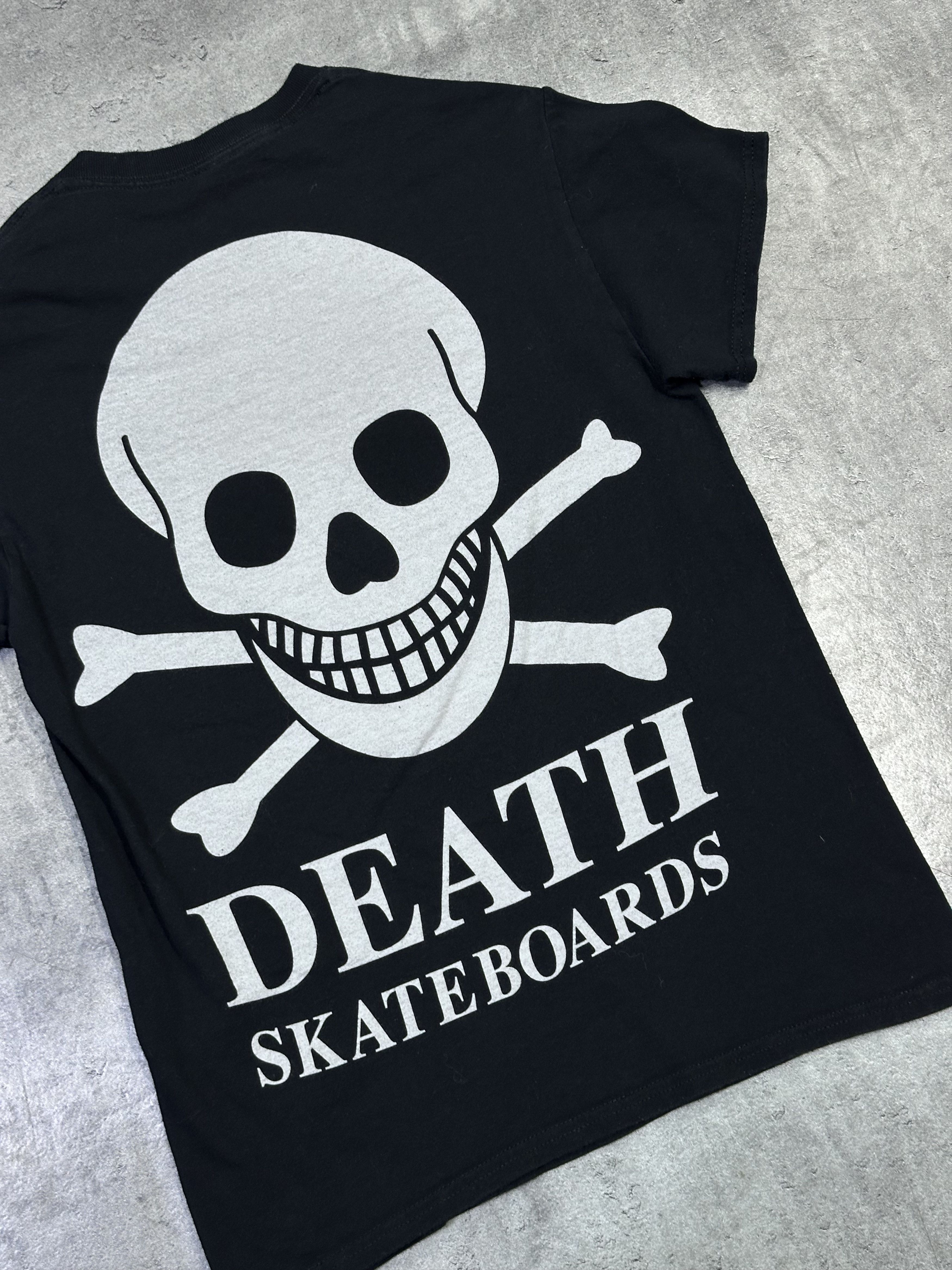 Vintage Death skateboards black tshirt skull graphic Size US S / EU 44-46 / 1 - 2 Thumbnail