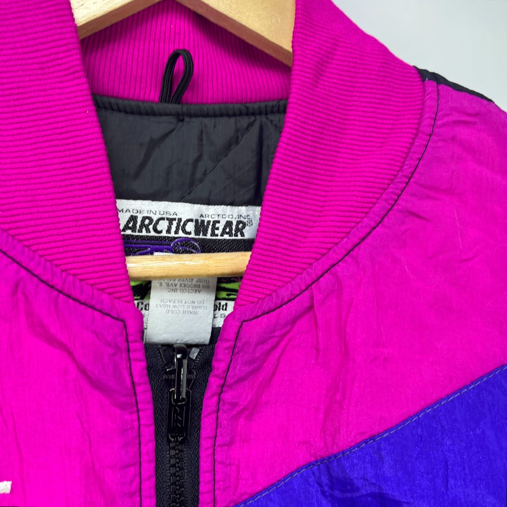 Vintage VINTAGE Arctic Cat Windbreaker Jacket Women’s M Black Windbreaker 90s Arcticwear Womens" Size M / US 6-8 / IT 42-44 - 4 Thumbnail