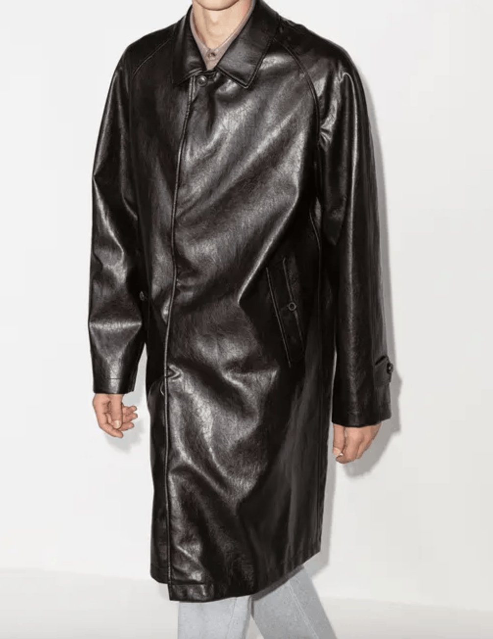 Y/Project Faux Leather Wired Twisted Coat Size US L / EU 52-54 / 3 - 2 Thumbnail