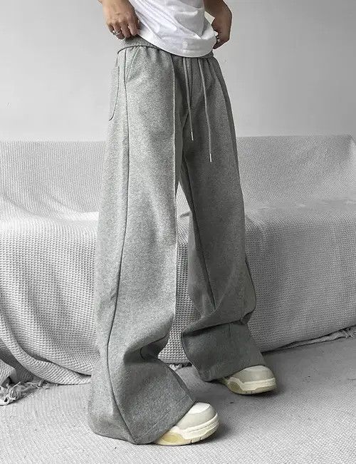Japanese Brand × Jean Men Wide Leg Sweatpants Size US 28 / EU 44 - 3 Thumbnail