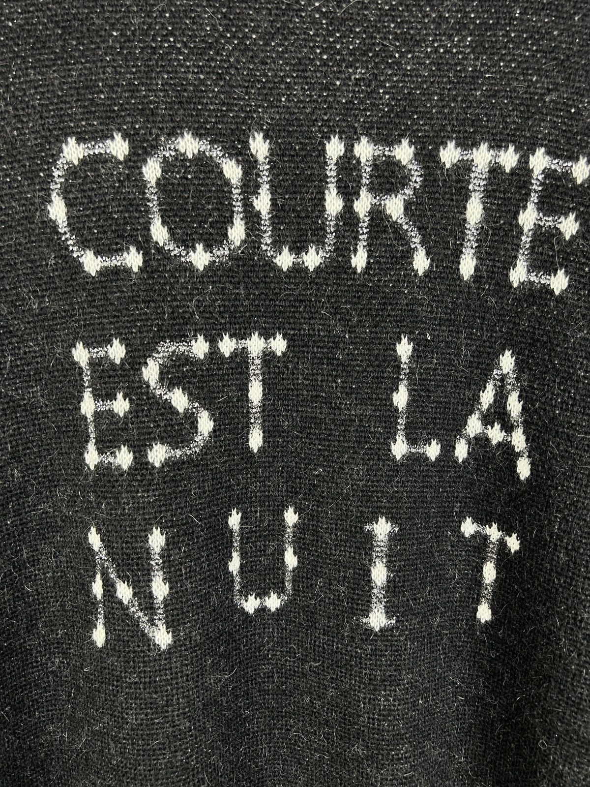 Saint Laurent Paris Saint Laurent FW19 Courte Est La Vie Mohair Blend Sweater M Size M / US 6-8 / IT 42-44 - 2 Thumbnail