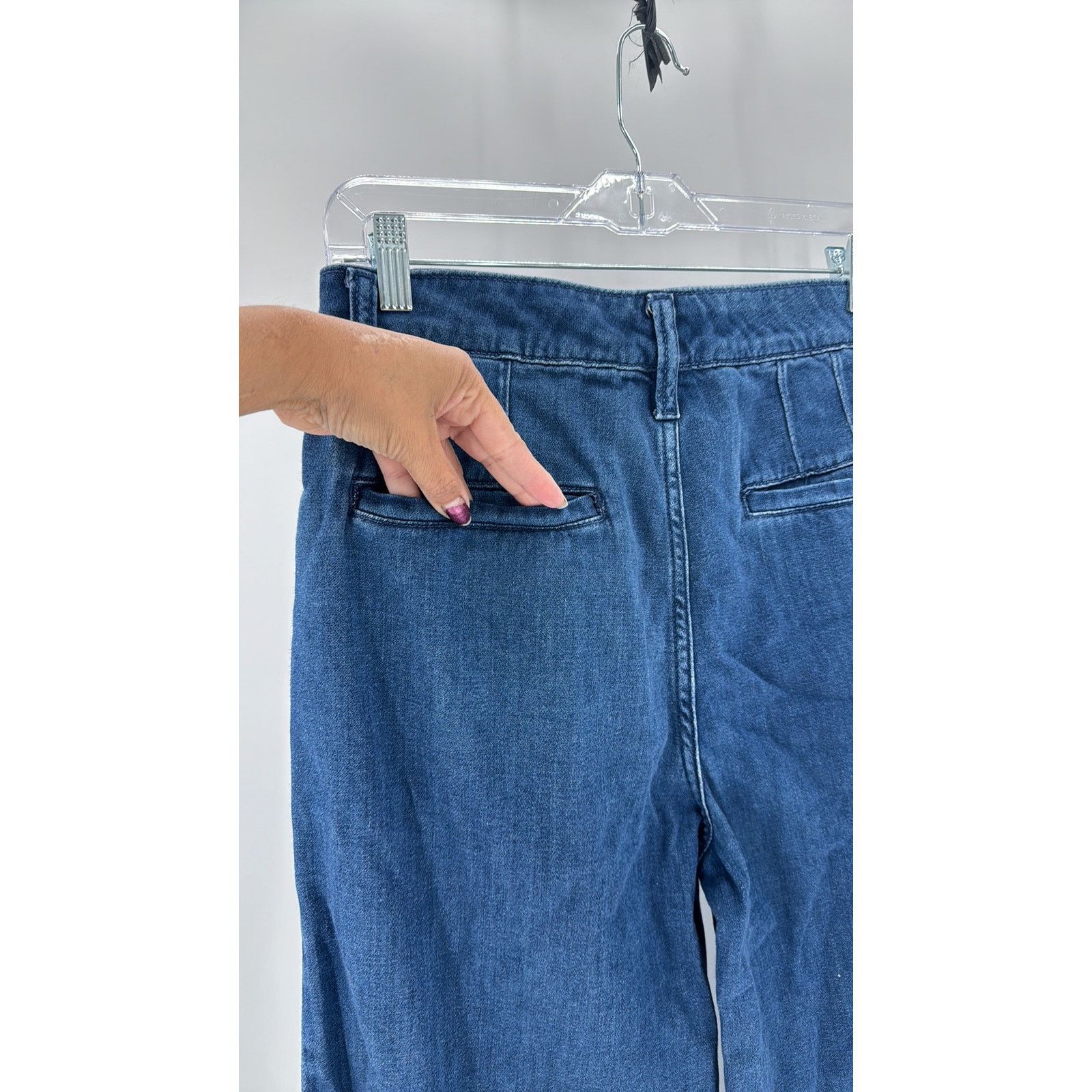 Banana Republic Banana Republic ULTRA HIGH-RISE WIDE-LEG TROUSER JEAN Size 30" / US 8 / IT 44 - 7 Thumbnail