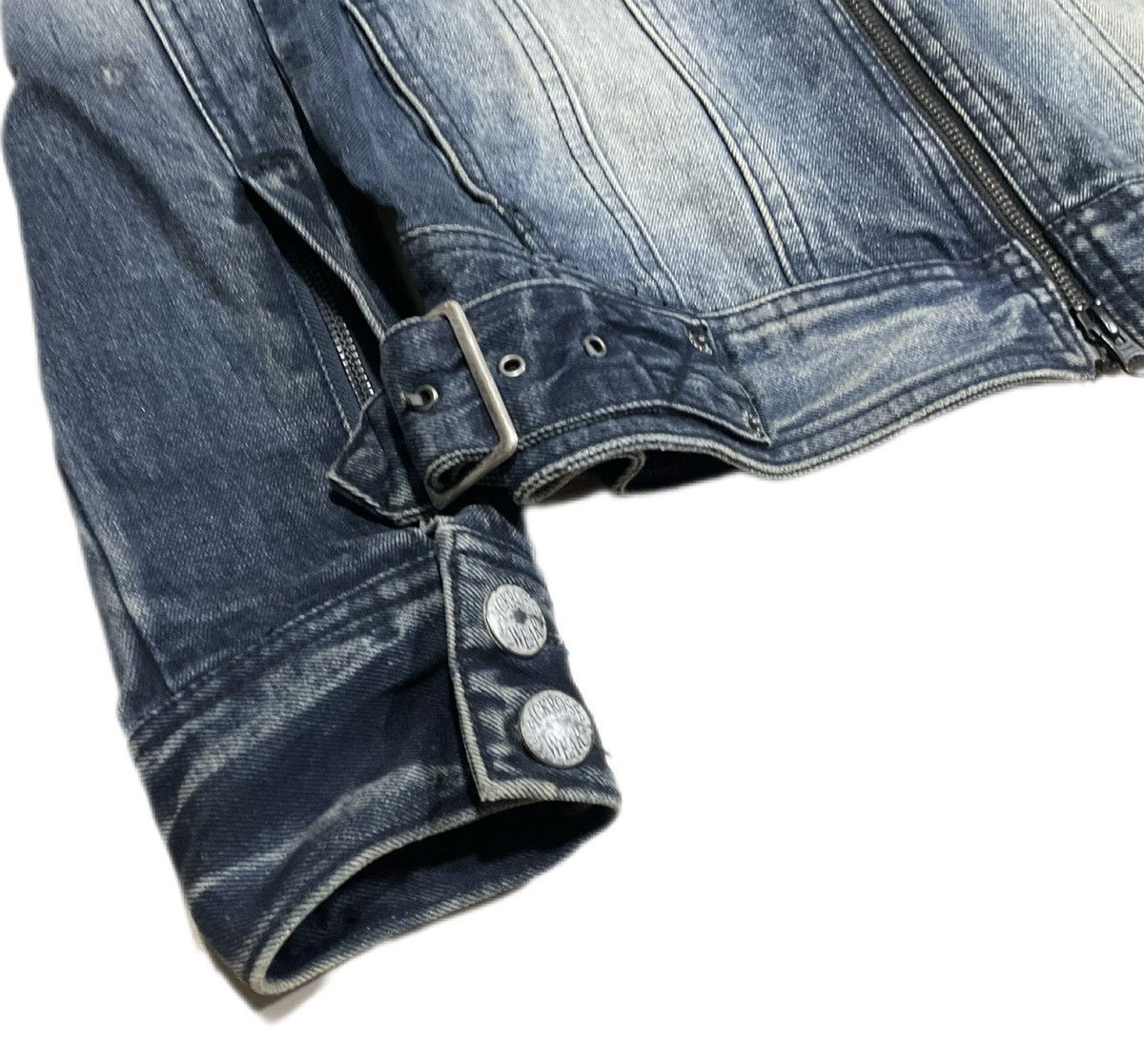 If Six Was Nine × JACKROSE × Japanese Brand 🔥 Y2k Archived Jackrose Denim Jacket Faded Size US M / EU 48-50 / 2 - 5 Thumbnail