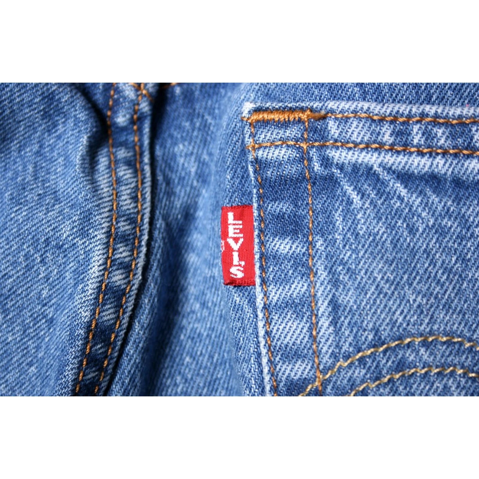 Levi's LEVI'S 501S Jeans Women's Blue Stretch Denim Button Fly Tapered Leg W25 L28 Regular Size Size 42" / US 20 - 7 Thumbnail