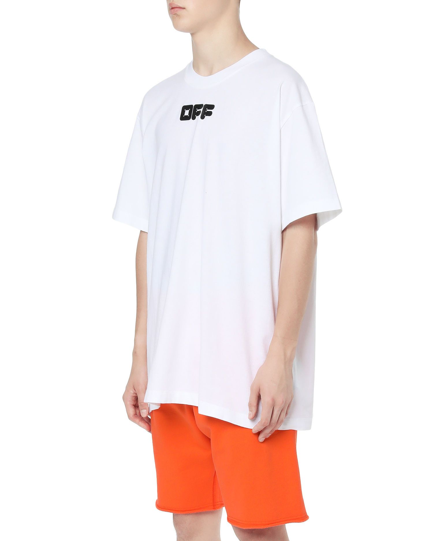 Off-White White Rubber Arrows Font Logo Oversized T-Shirt Size US XS / EU 42 / 0 - 3 Thumbnail