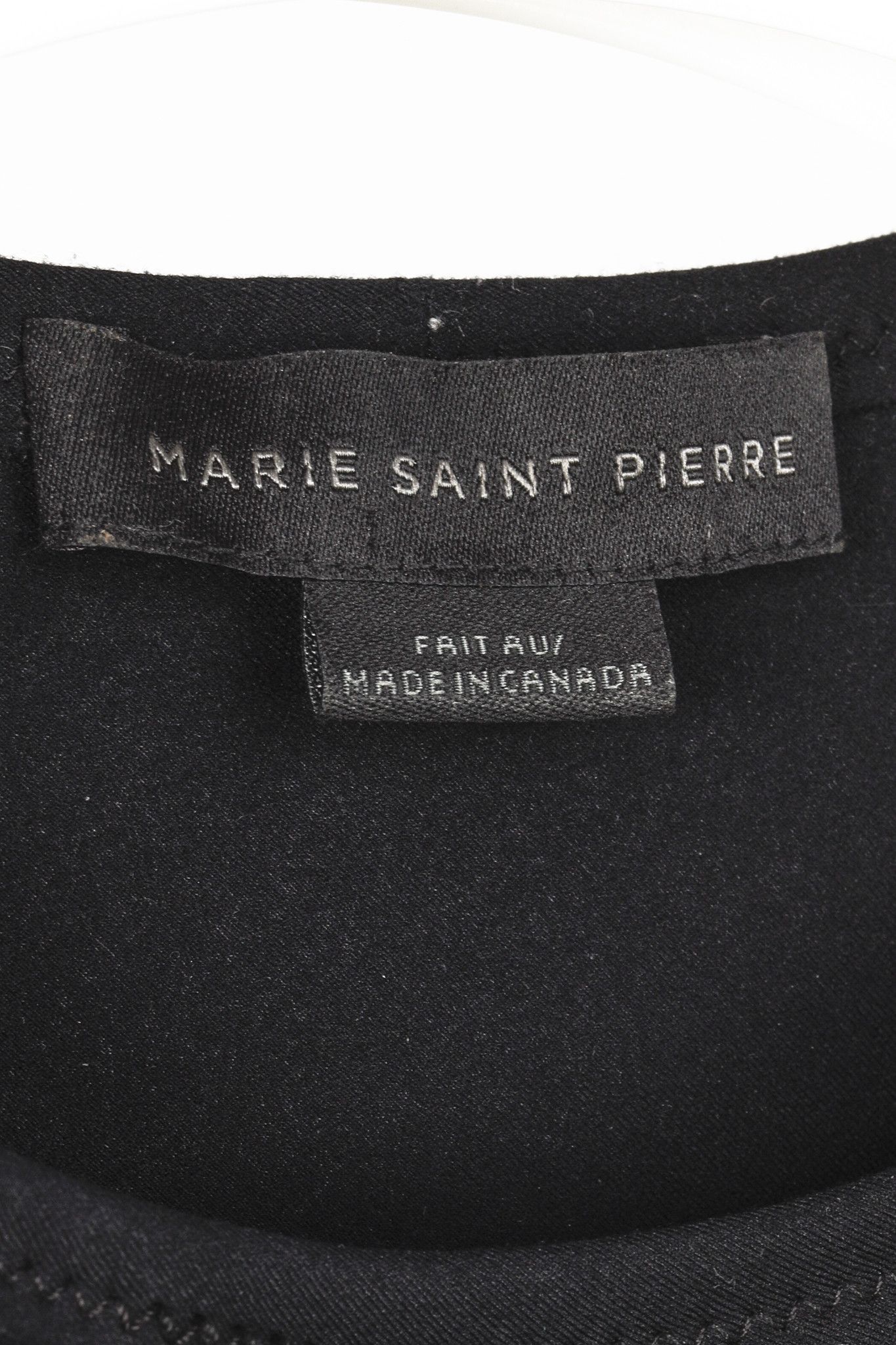 Marie Saint Pierre Marie Saint Pierre Black Neoprene Bow Mini Dress Size L / US 10 / IT 46 - 4 Thumbnail