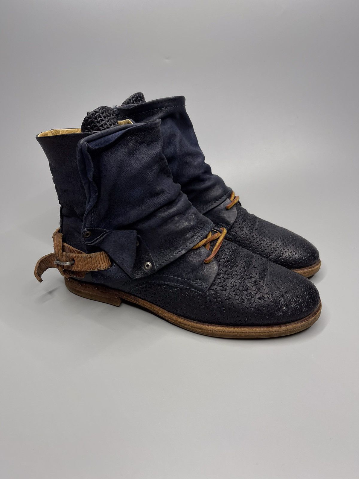 Japanese Brand × Vintage A.S 98 Boots Leather Style Rick Owens Size US 6 / EU 39 - 3 Thumbnail