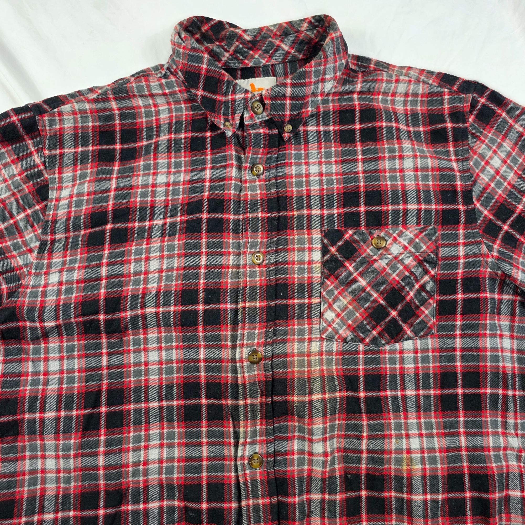 Field & Stream Field & Stream Mens Size XL Red Black Flannel Shirt Plaid Ou Size US XL / EU 56 / 4 - 5 Thumbnail