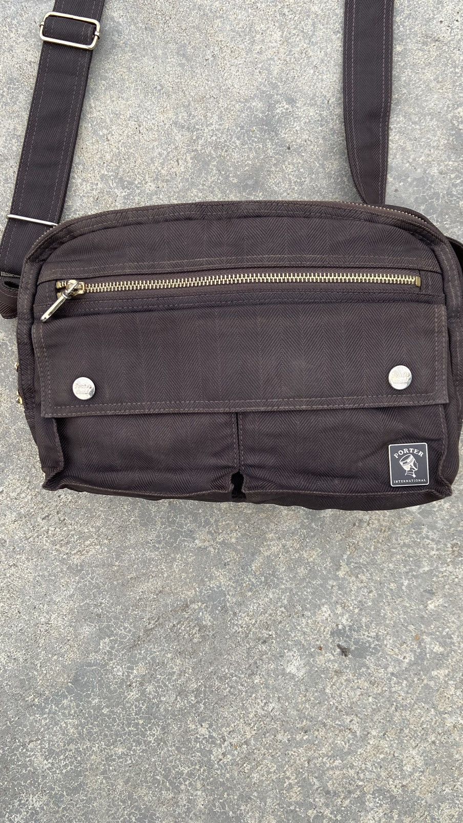 Porter 🟤🇯🇵Rare Brown Porter Shoulder bag Sling bag🟤 Size ONE SIZE - 10 Thumbnail