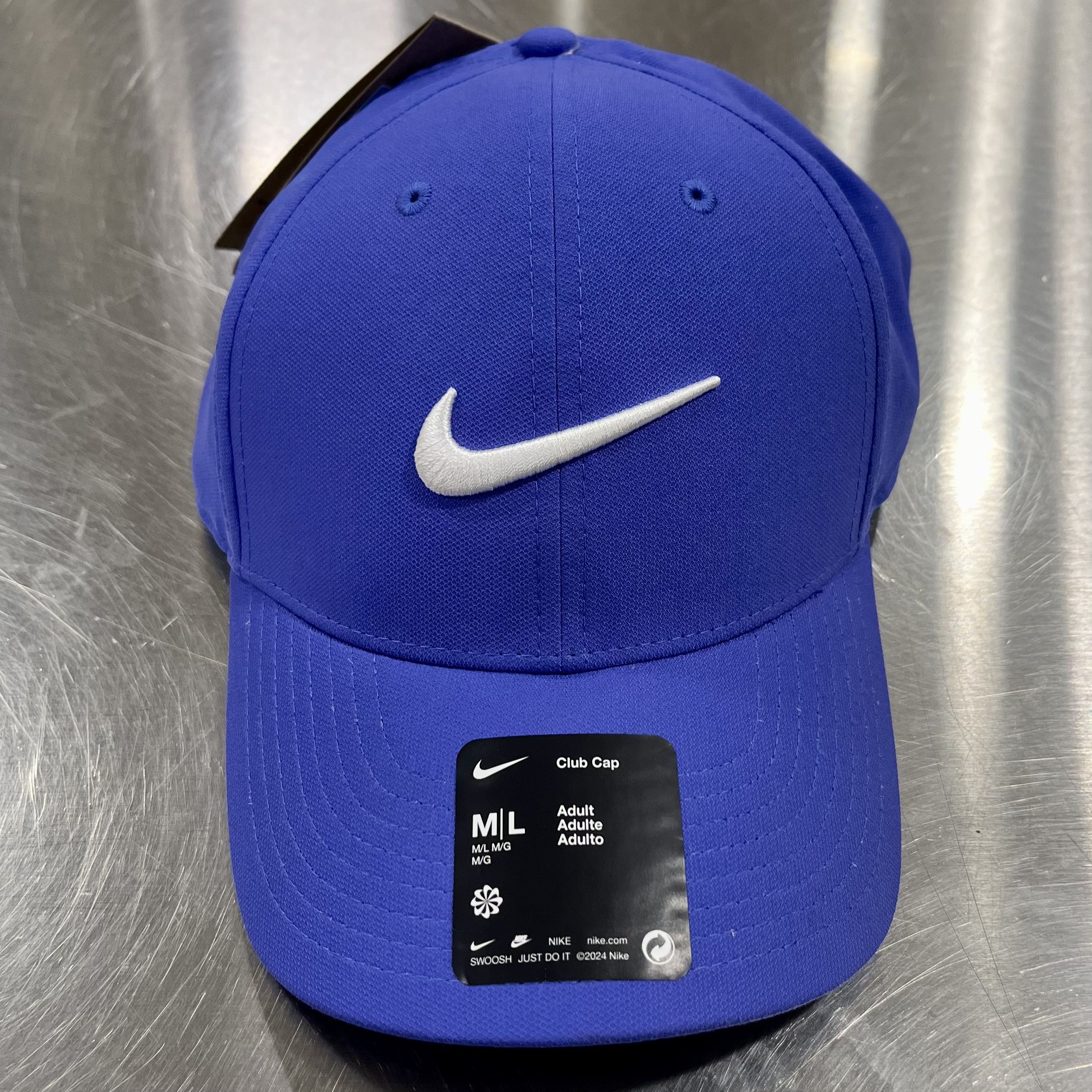 Nike Nike Club Cap Purple Structured Strapback Hat M/L Size ONE SIZE - 1 Thumbnail