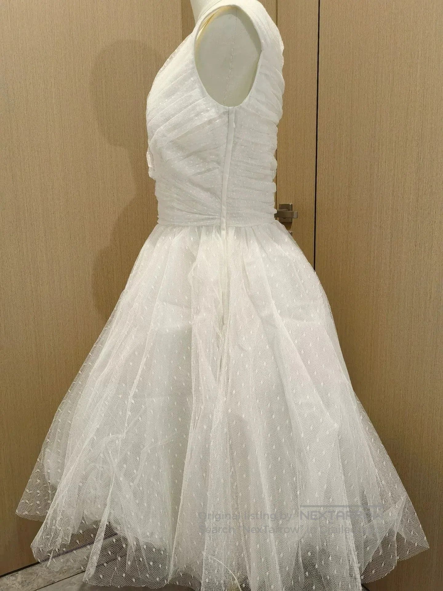 Valentino VALENTINO White Mini Wedding Dress. Size ONE SIZE - 4 Thumbnail