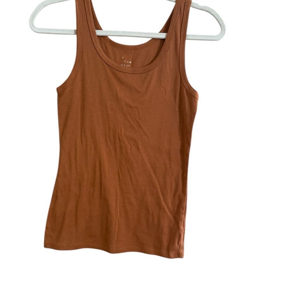 Other A New Day Tan Fitted Sleeveless Tank Top Size S / US 4 / IT 40 - 3 Thumbnail