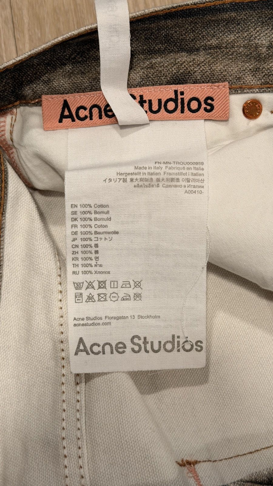 Acne Studios Acne Studio 1981 Cold Grey Size US 32 / EU 48 - 5 Thumbnail