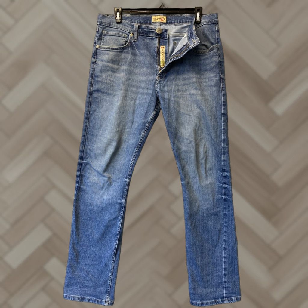 Wrangler Wrangler 20X Extreme Flex Jeans Men Slim Fit Blue 38 Waist 34 Inseam Size US 38 / EU 54 - 1 Thumbnail