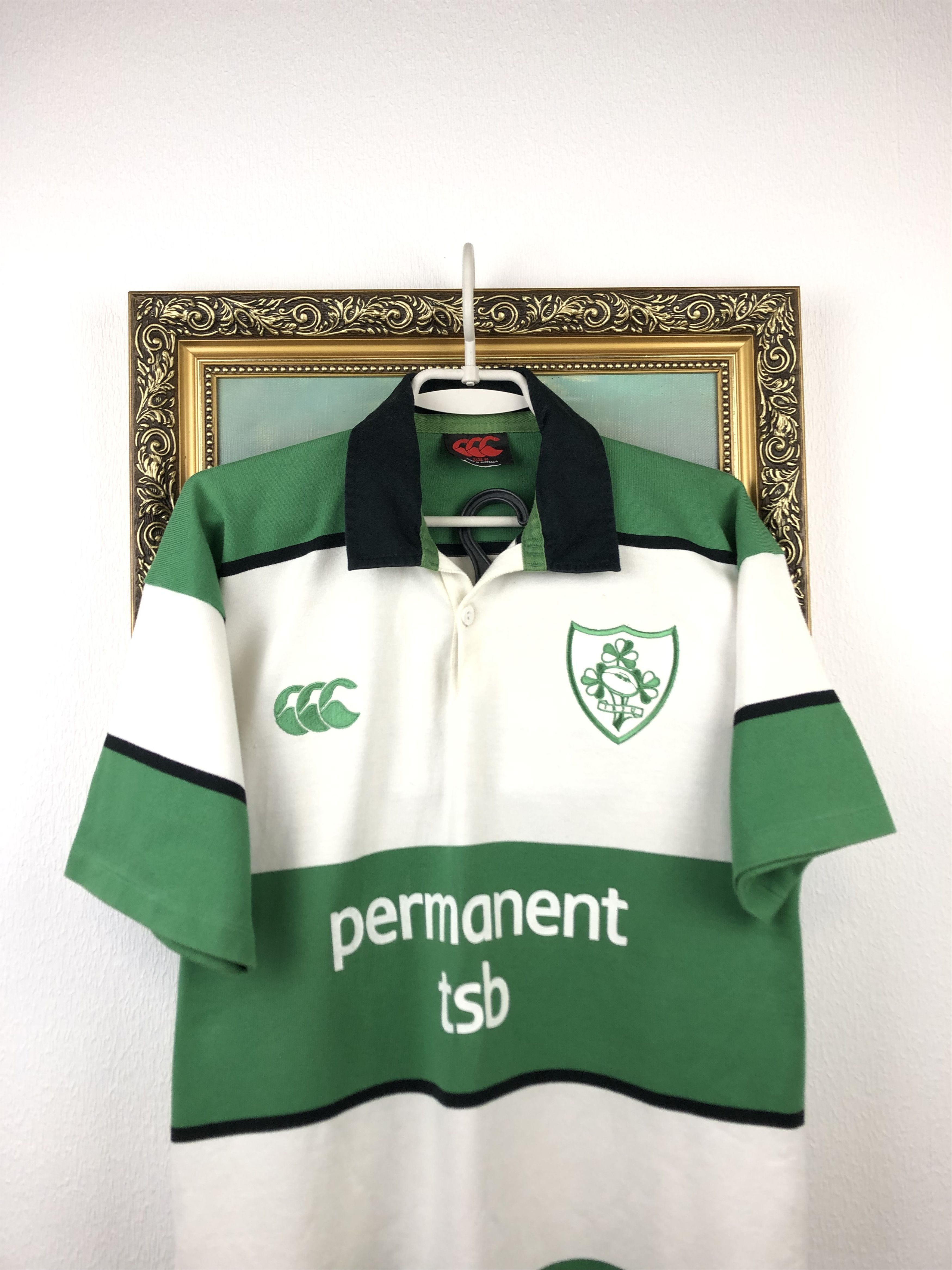 Vintage Canterbury Ireland Rugby Union Jersey Shirt Rare