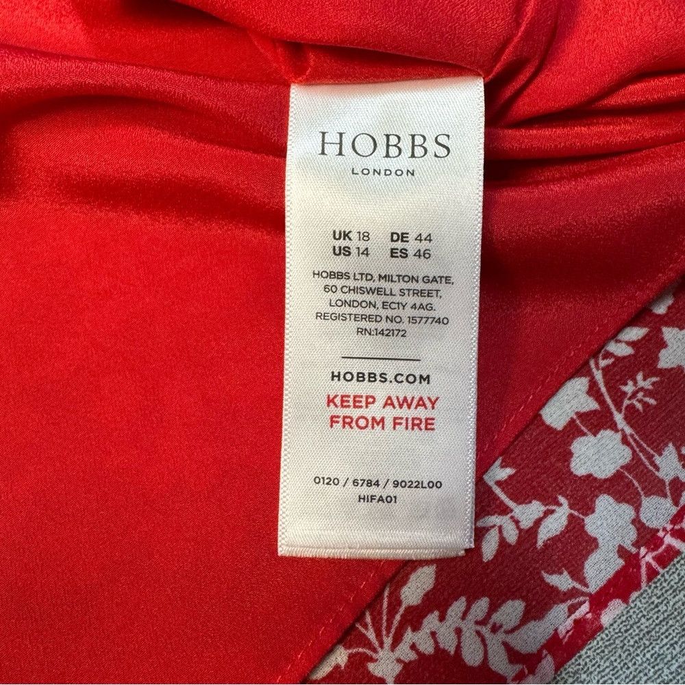 Hobbs London New HOBBS LONDON Rosie Floral Print Blouse Size 14 Size XL / US 12-14 / IT 48-50 - 7 Thumbnail