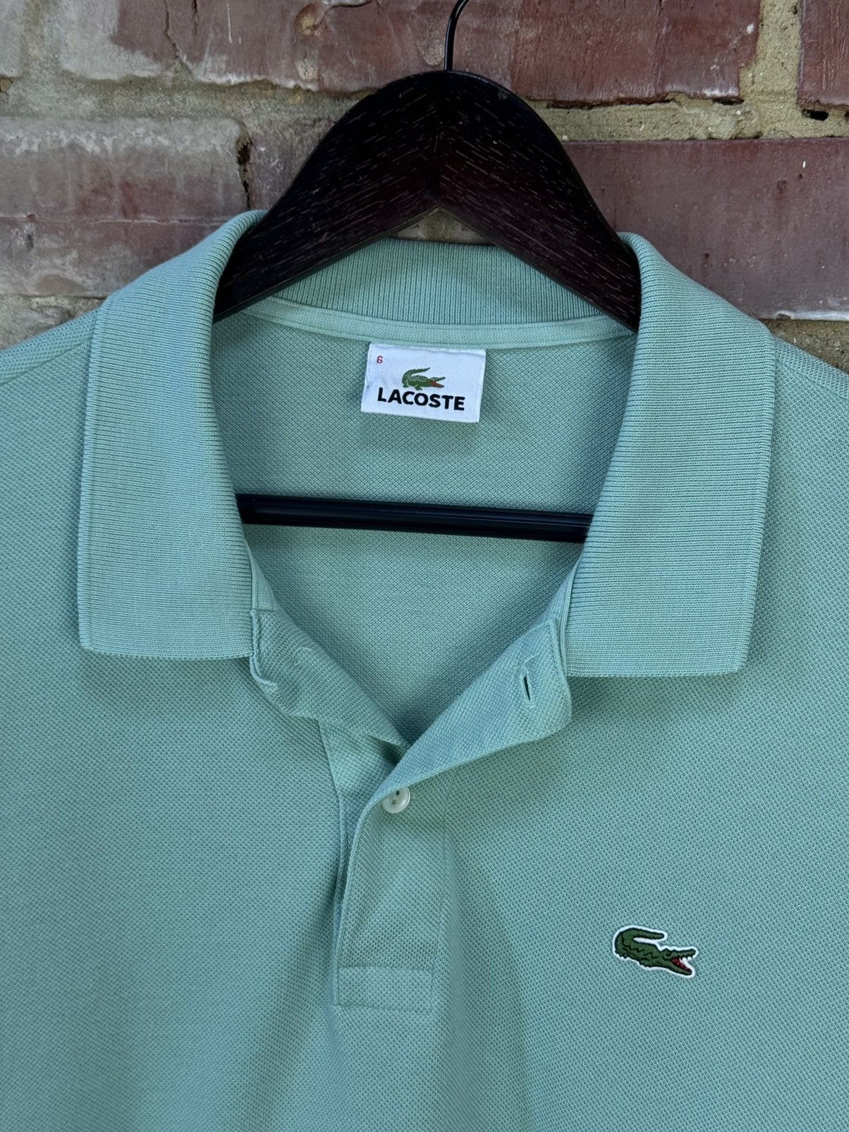 Lacoste LACOSTE Mint Color Short Sleeve Polo Shirt Size US XL / EU 56 / 4 - 3 Thumbnail