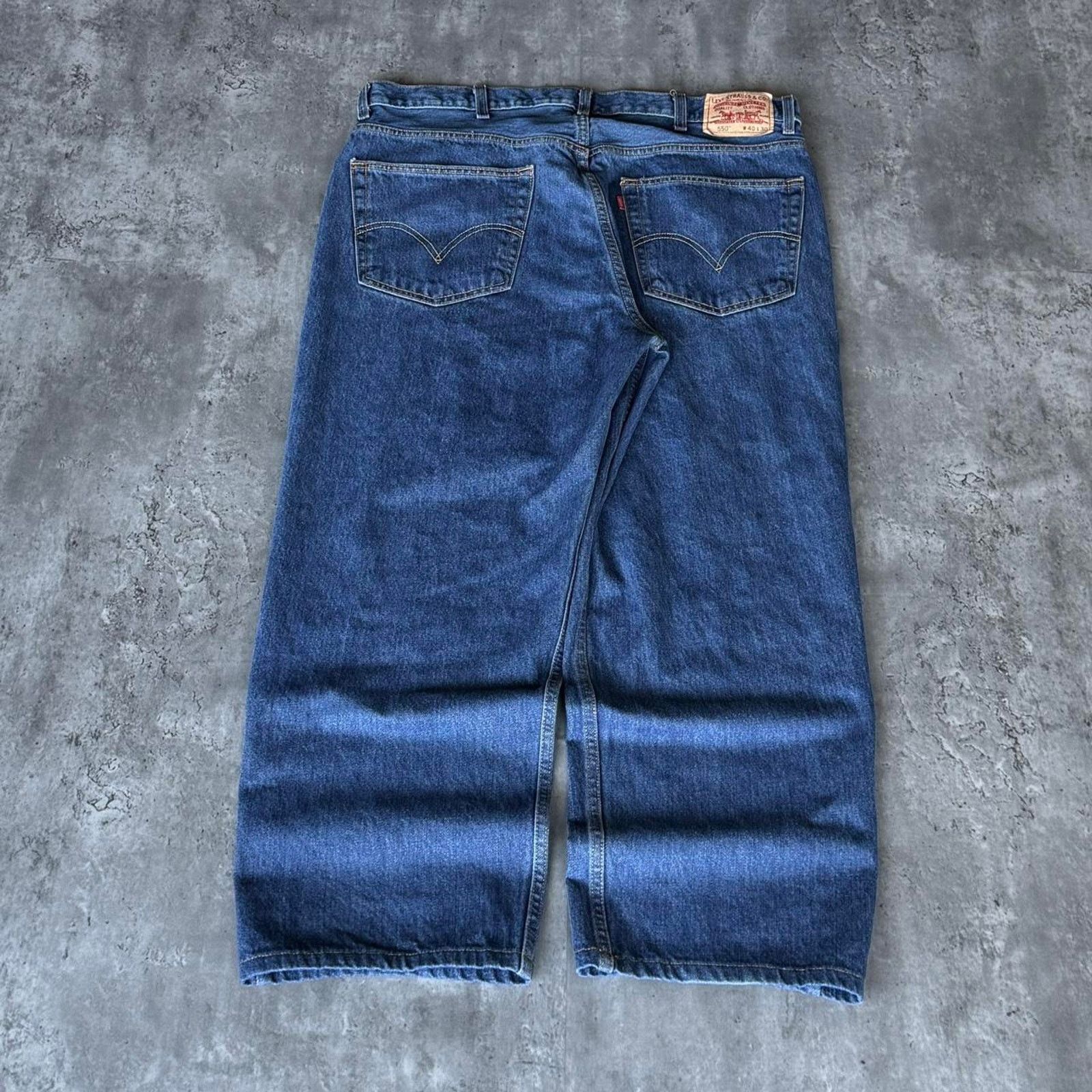 Levi's × Levi's Vintage Clothing × Vintage Vintage Y2K Levi’s 550 Relaxed Fit Essential Denim Jeans Size US 40 / EU 56 - 1 Thumbnail