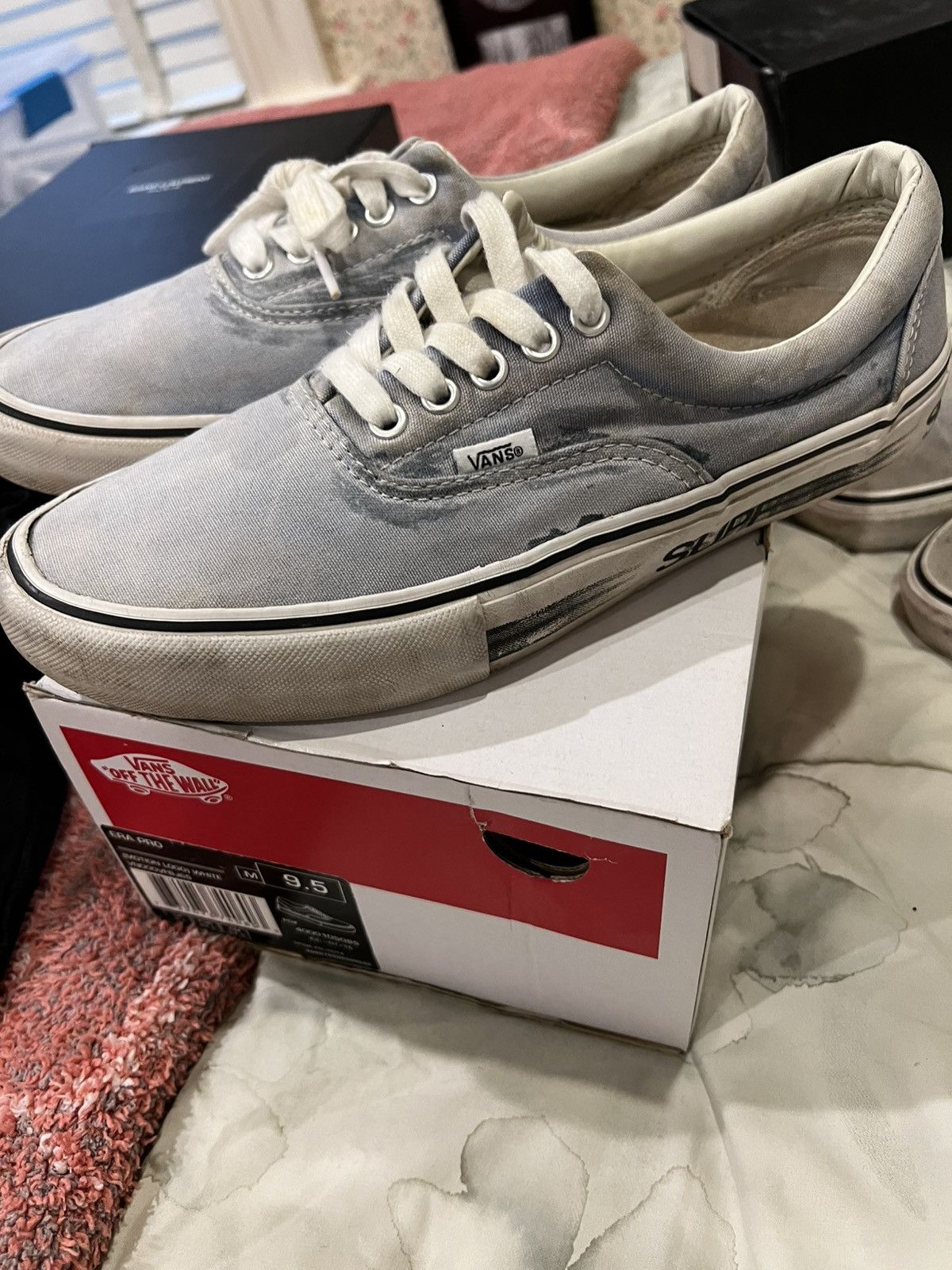 Supreme × Vans Supreme Vans Era Pro Motion Logo - 9.5 Size US 9.5 / EU 42-43 - 2 Thumbnail