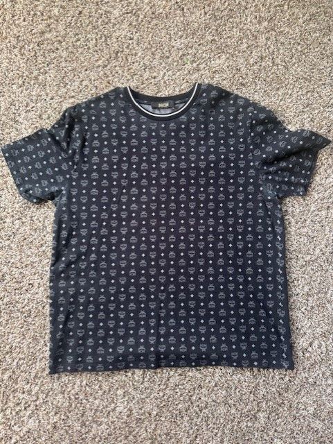 MCM MCM Visetos Print T-shirt (Black) Size US XL / EU 56 / 4 - 1 Thumbnail