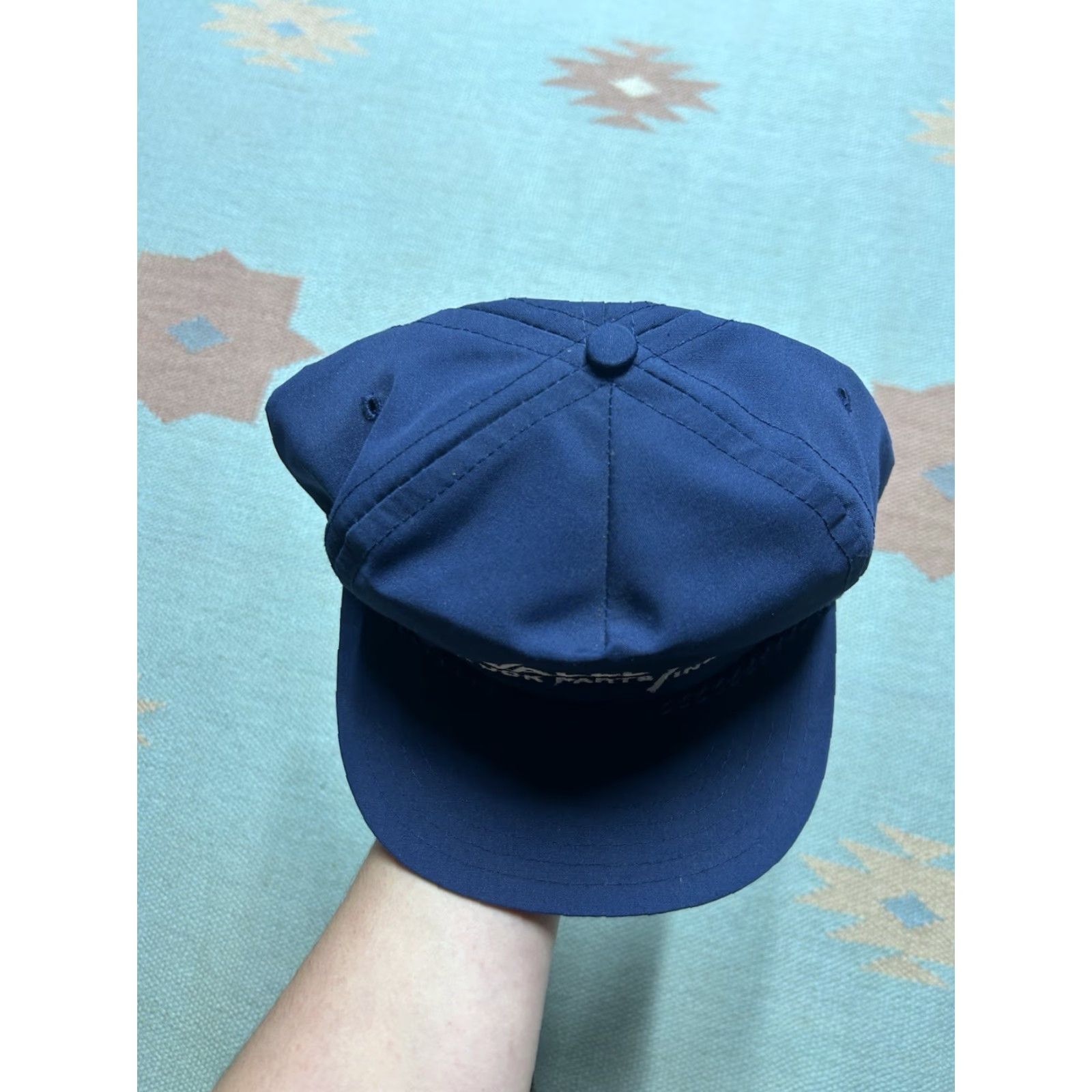Vintage VINTAGE SnapBack Hat Cap Valley Truck Parts Inc Michigan Blue Embroidered Adjustable Blue Men Snapback Hats Mens Size ONE SIZE - 3 Thumbnail