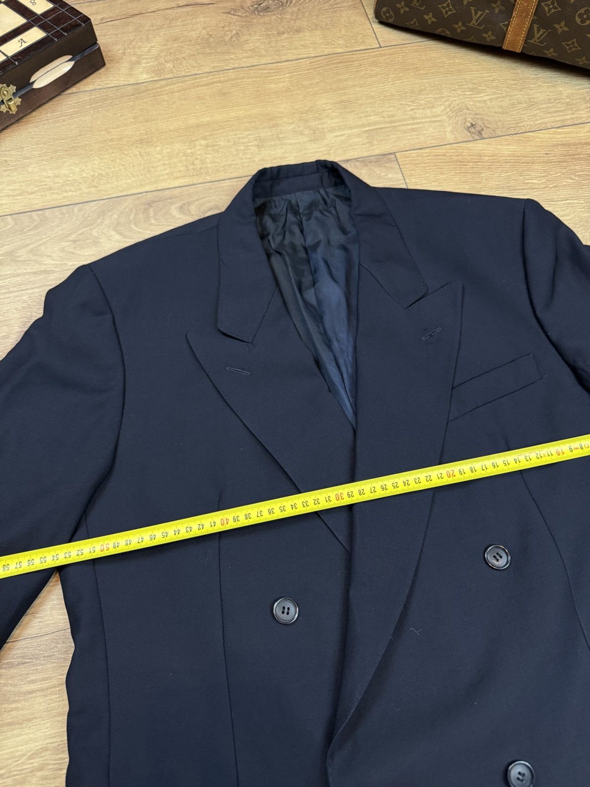Yves Saint Laurent Vintage wool blazer Yves Saint Laurent original luxury item Size 48L - 4 Thumbnail