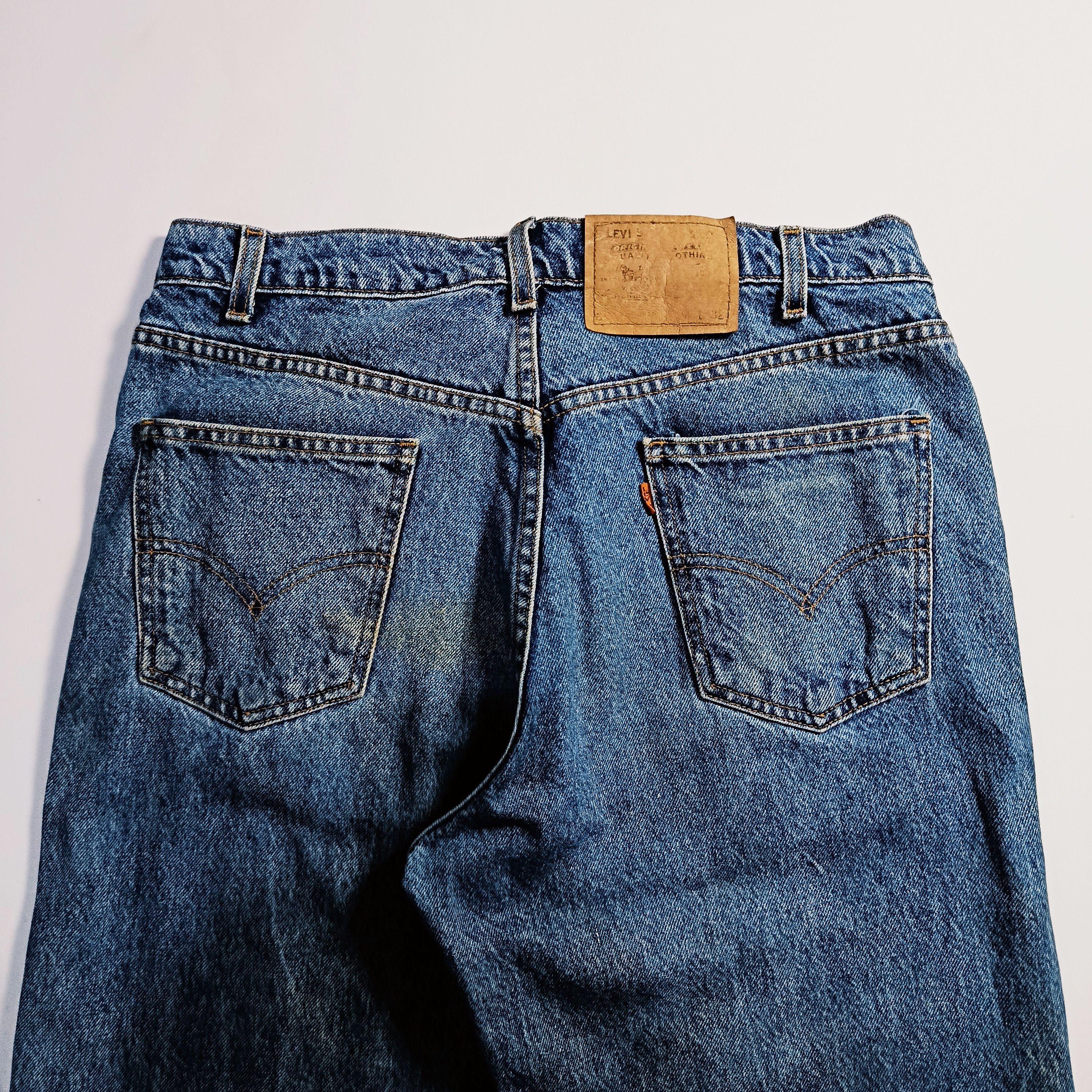 Levi's Vintage Levi’s 550 Orange Tab Jeans Size US 34 / EU 50 - 4 Thumbnail