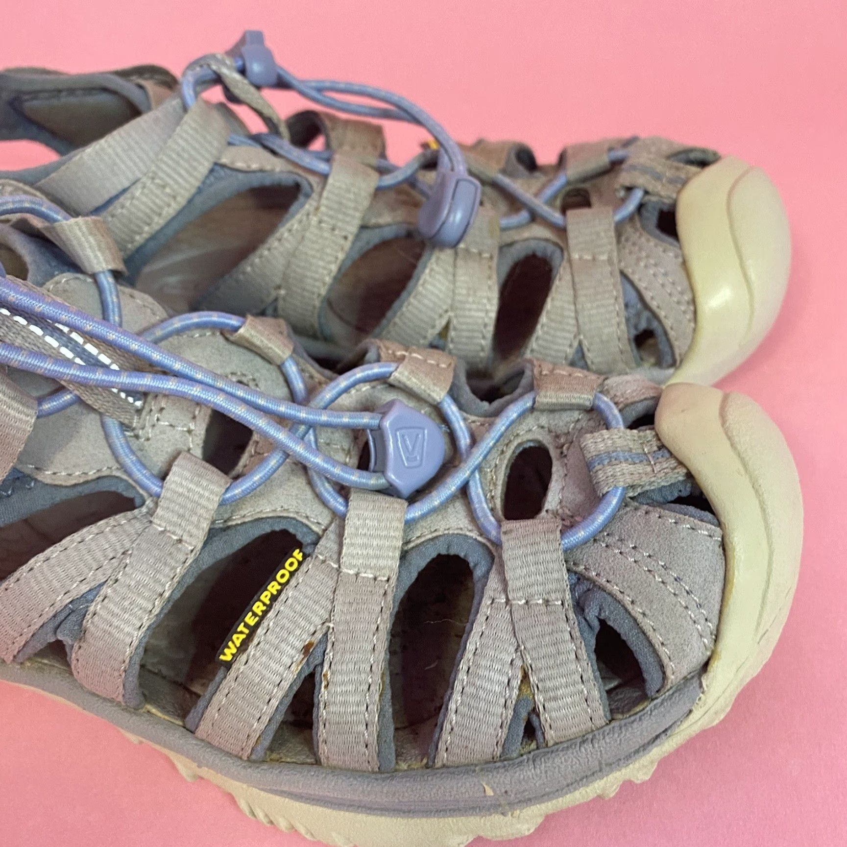 KEEN Keen Women's Whisper Waterproof Sandals Size 6.5 Blue Shadow/Alloy 1017357 Pair Size US 4 / IT 34 - 5 Thumbnail