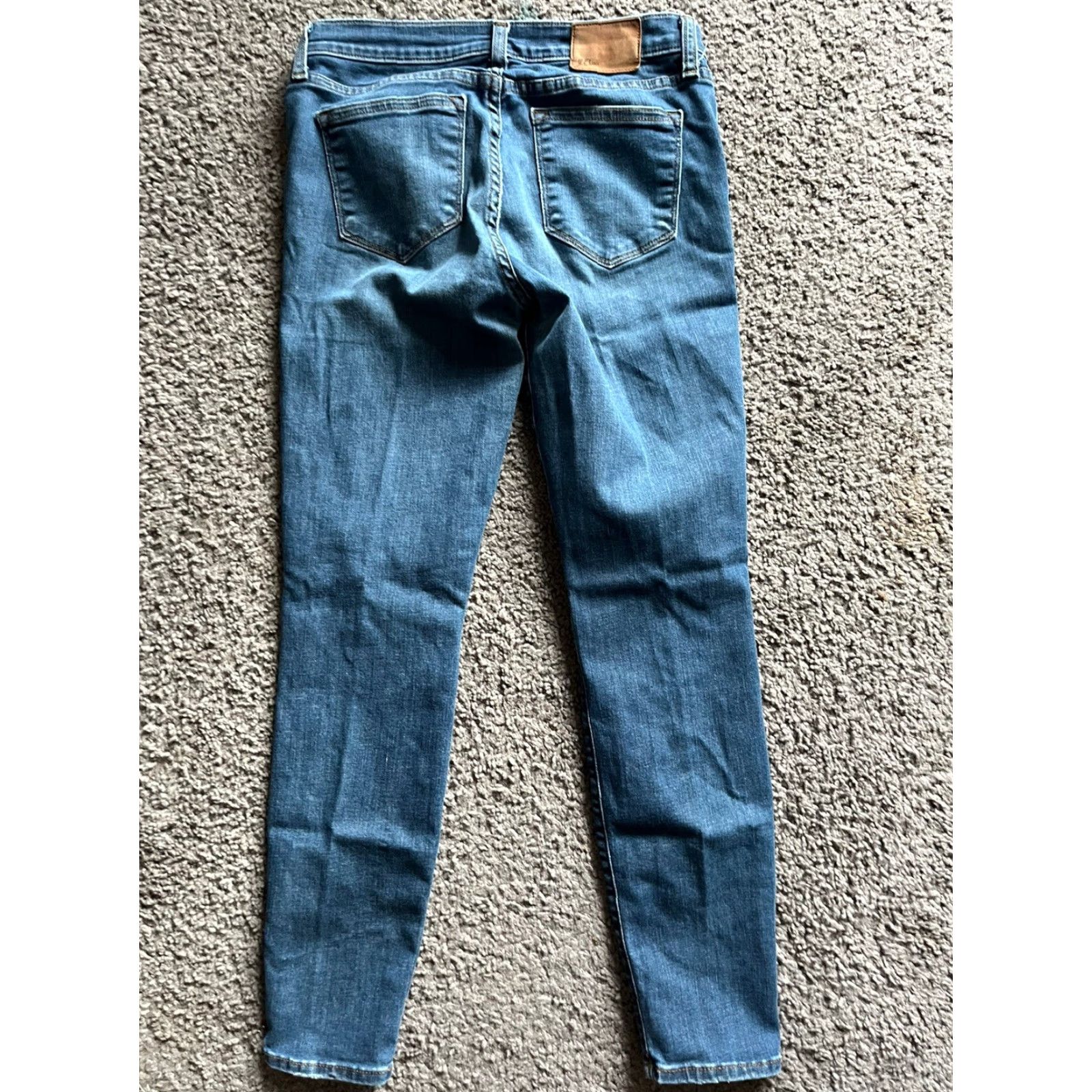 Vintage J Crew Jeans Teens in Garment-solid Blue Summer Size 27 Ankle Toothpick Skinny Size 27" / US 4 / IT 40 - 3 Thumbnail