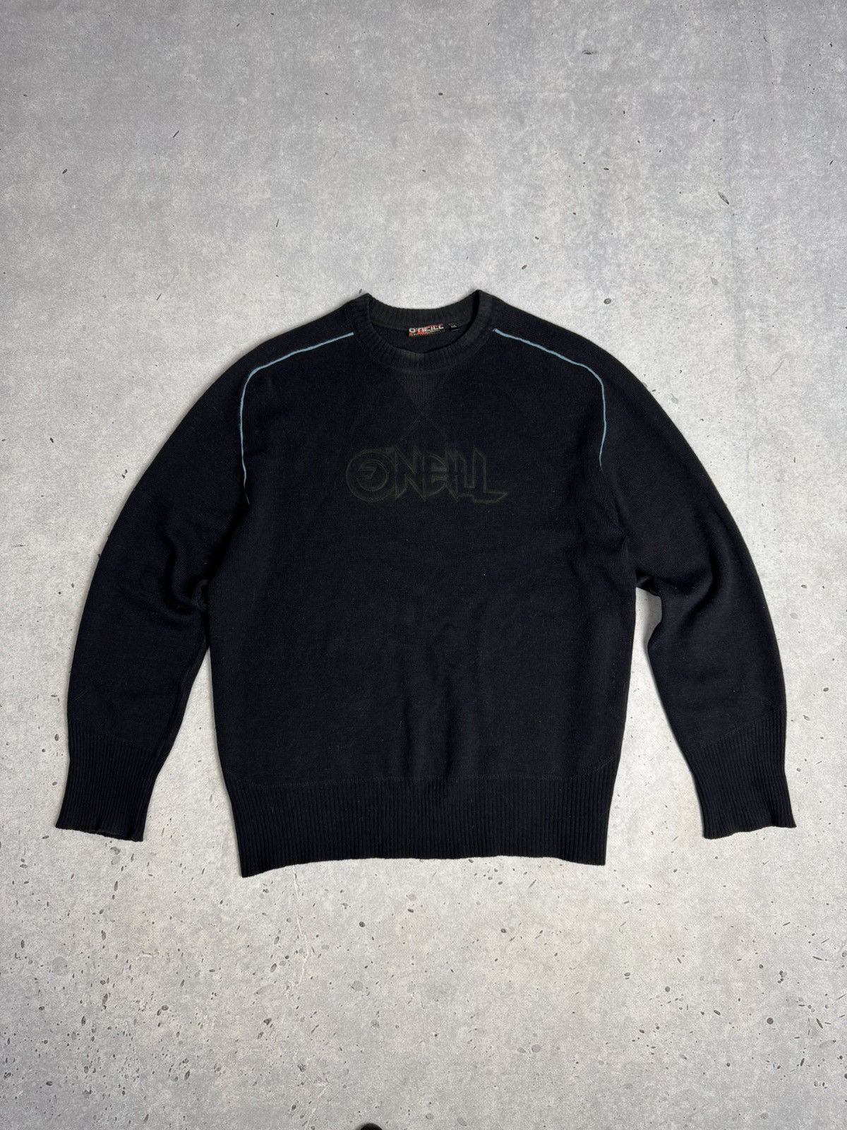 O'Neill 2000s O’neill Spell Out Knit Jumper Sweater Surf Y2K Size US XXL / EU 58 / 5 - 1 Thumbnail