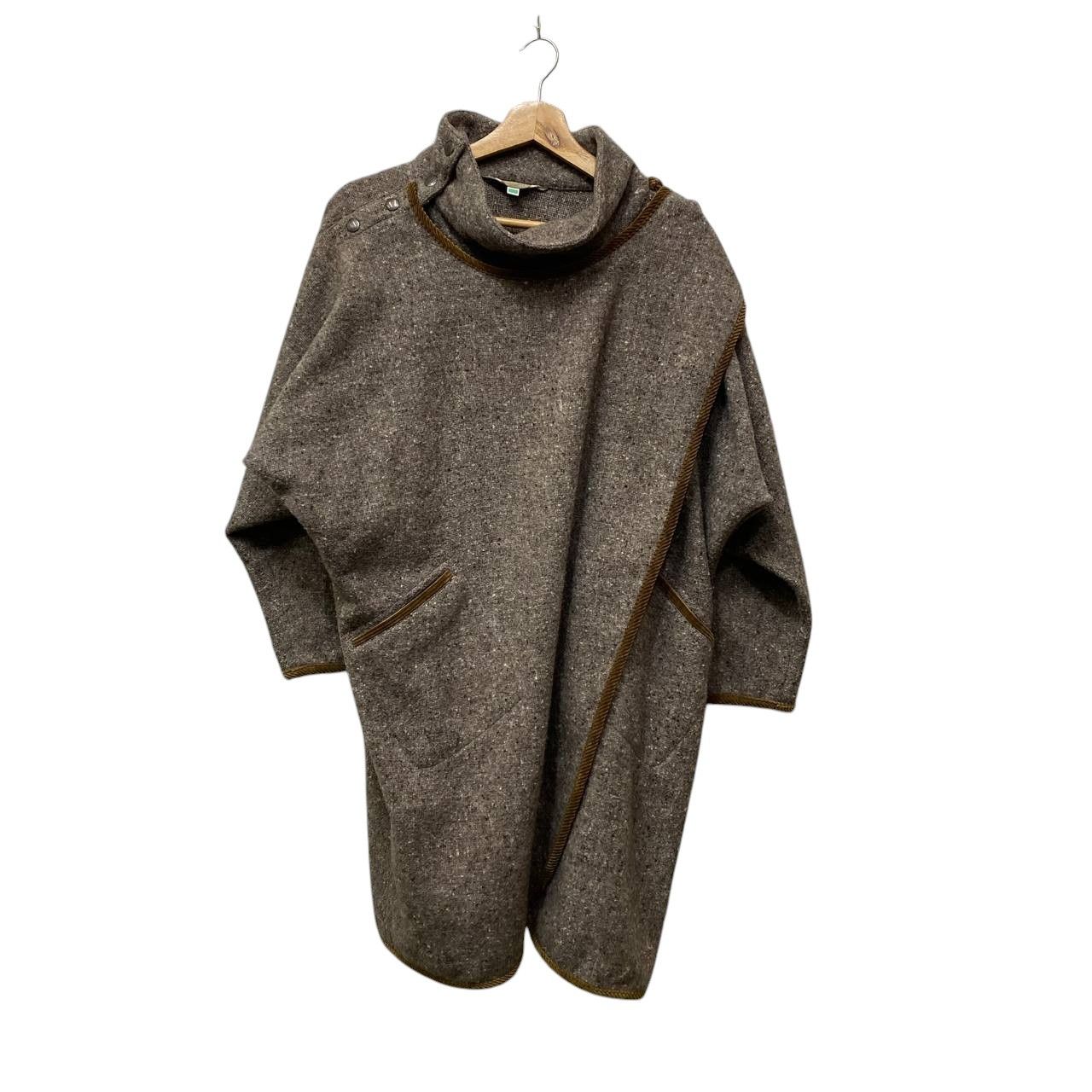 Japanese Brand YOHJI YAMAMOTO STYLE BOBBIE BROOKS N.YORK SCARF COAT WOOL Size US M / EU 48-50 / 2 - 19 Thumbnail