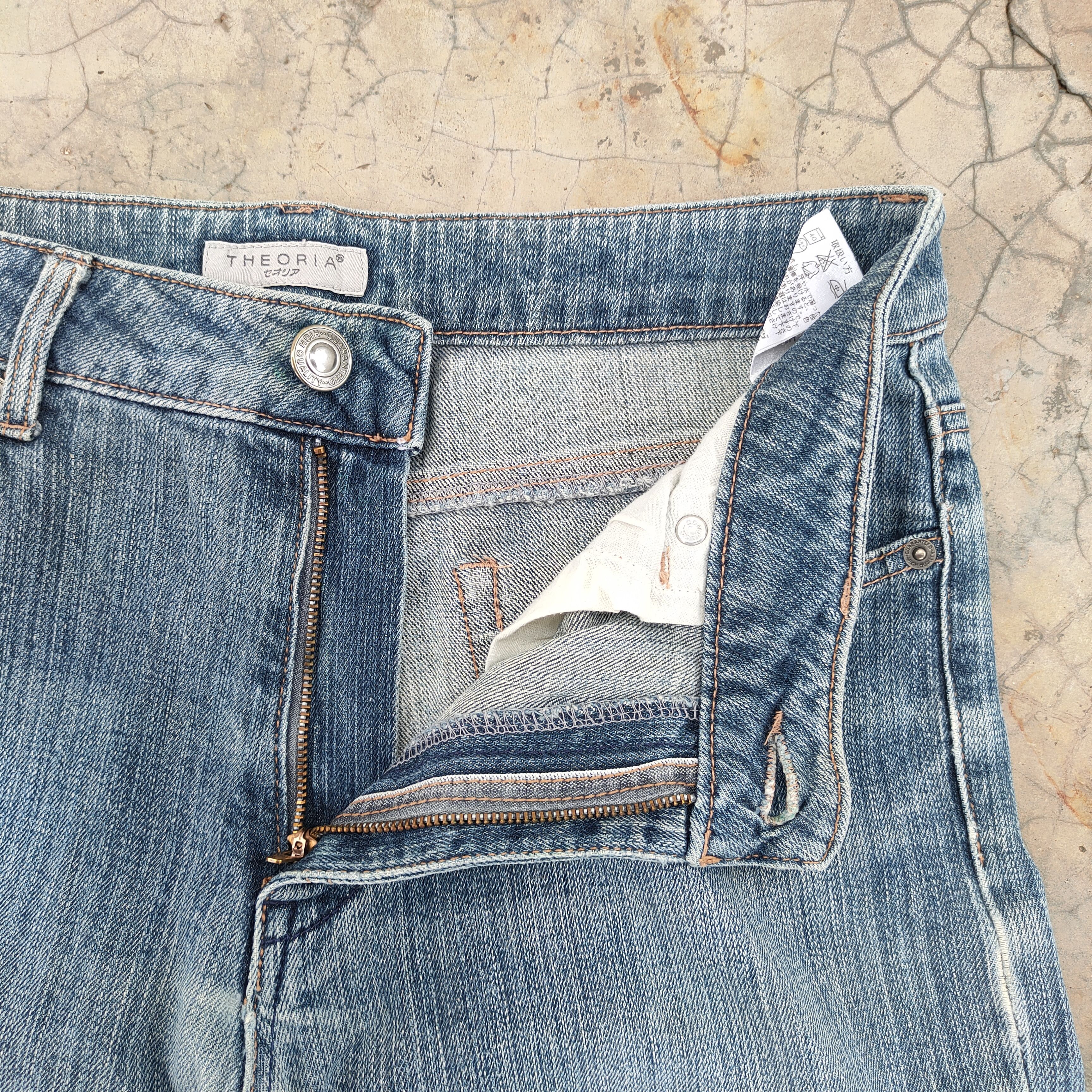 Japanese Brand × Jean VINTAGE THEORIA FLARE FADED RIPPED JEANS DENIM PANTS Size US 30 / EU 46 - 7 Thumbnail