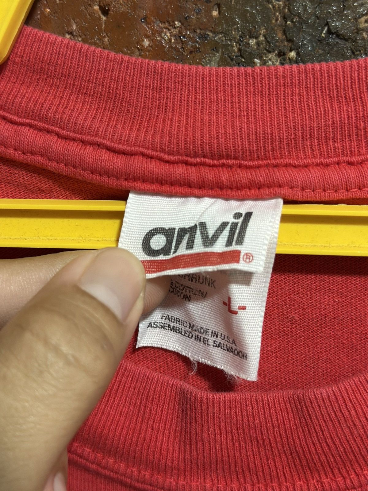 Anvil × Vintage Vintage Anvil Ever Never 208 Faded Tee Size US L / EU 52-54 / 3 - 3 Thumbnail