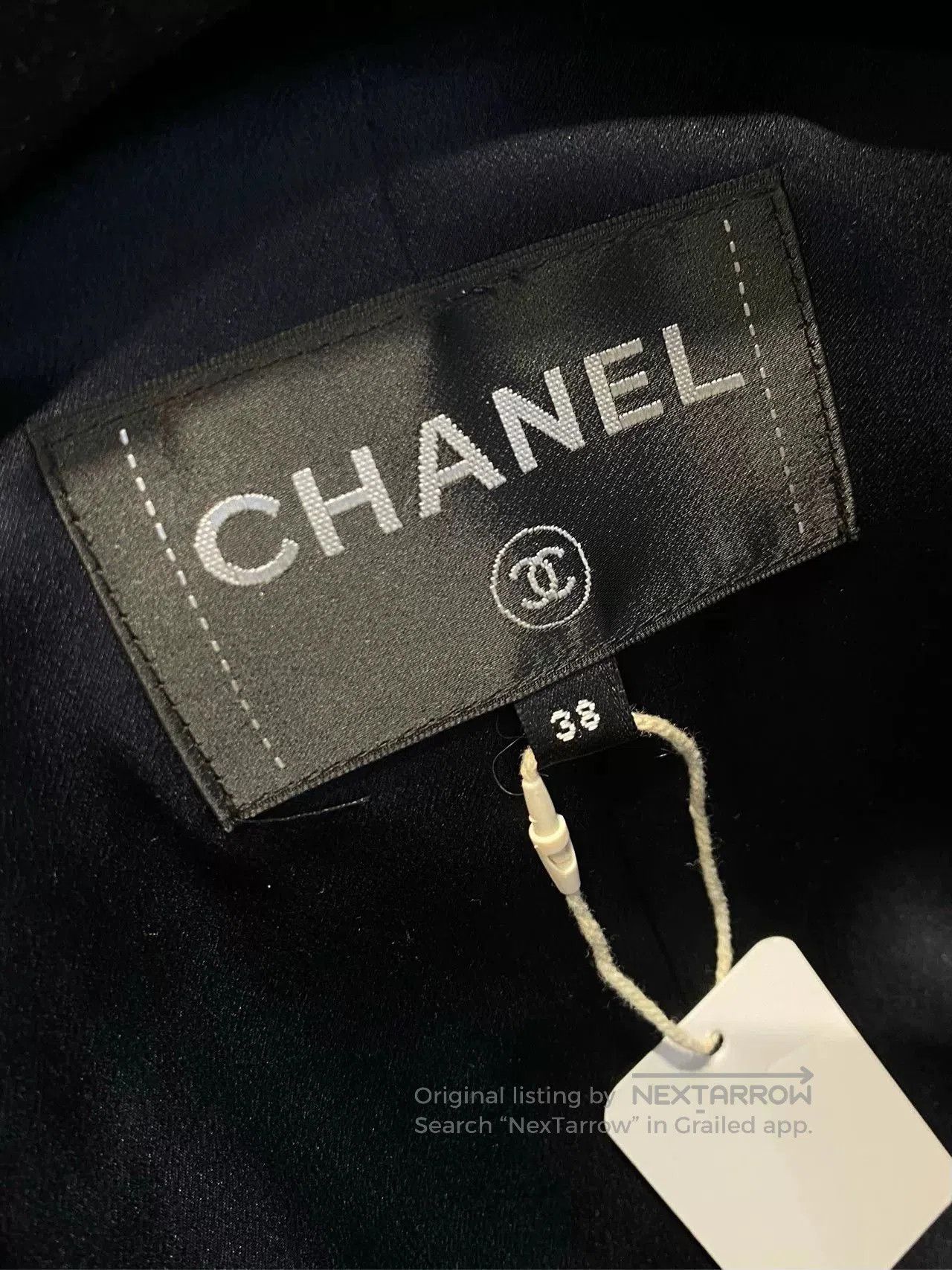 Chanel Chanel 18k Forest Green Tweed Collar Coat. Size US M / EU 48-50 / 2 - 4 Thumbnail