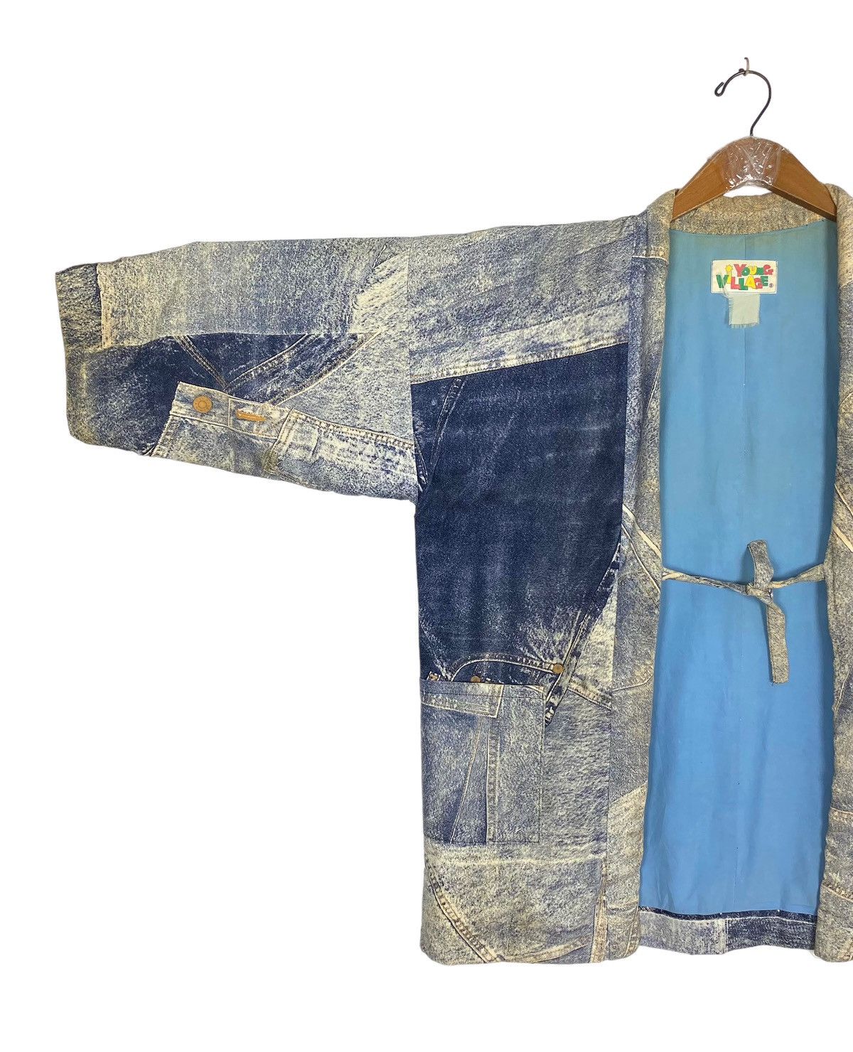 Japanese Brand Rare‼️ Vintage Kimono Full Print James Deans Levis’ Logo Size US M / EU 48-50 / 2 - 6 Thumbnail