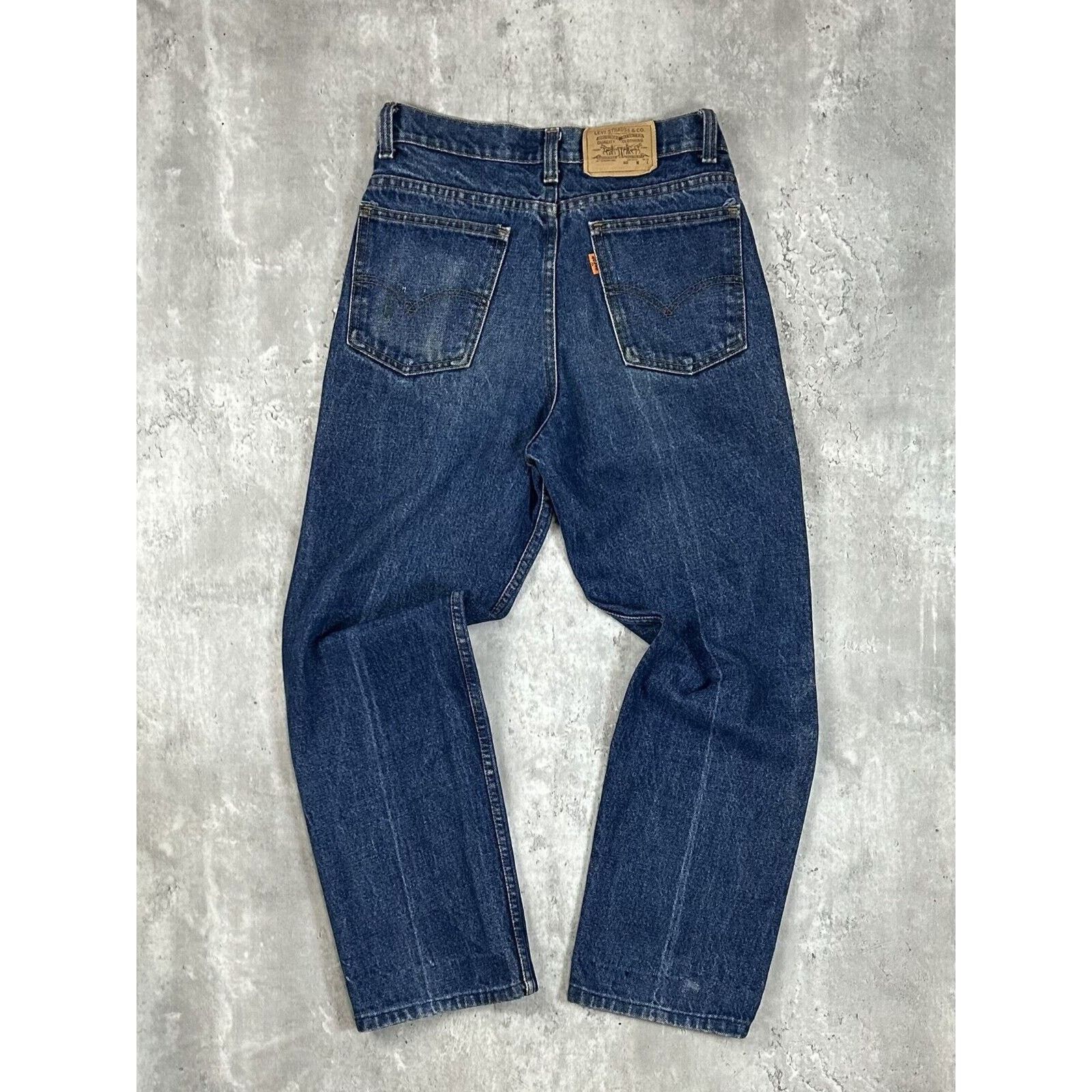 Levi's Vintage 80s/90s Levis Orange Tab Dark Wash Denim Pants Sz 29 Size US 29 - 2 Thumbnail