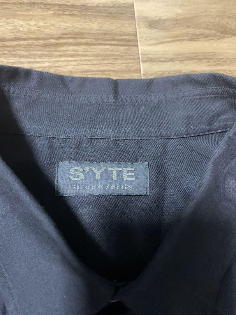 Yohji Yamamoto Yohji Yamamoto S'yte hand logo printes long shirt UV-B59-214 Size US L / EU 52-54 / 3 - 4 Thumbnail
