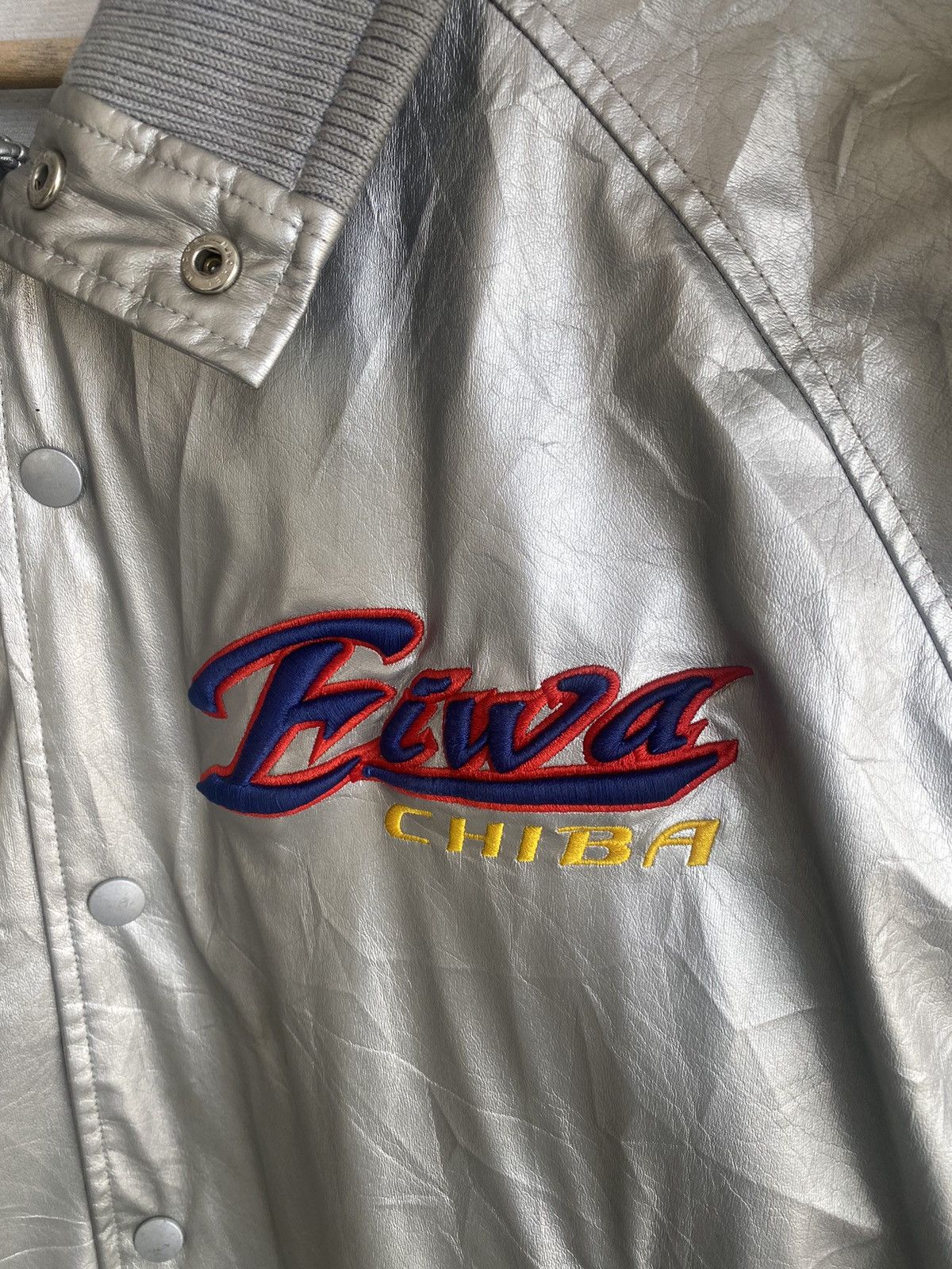 MLB × Mizuno × Vintage Vintage 90s Mizuno Bomber Varsity Jacket Size US L / EU 52-54 / 3 - 4 Thumbnail