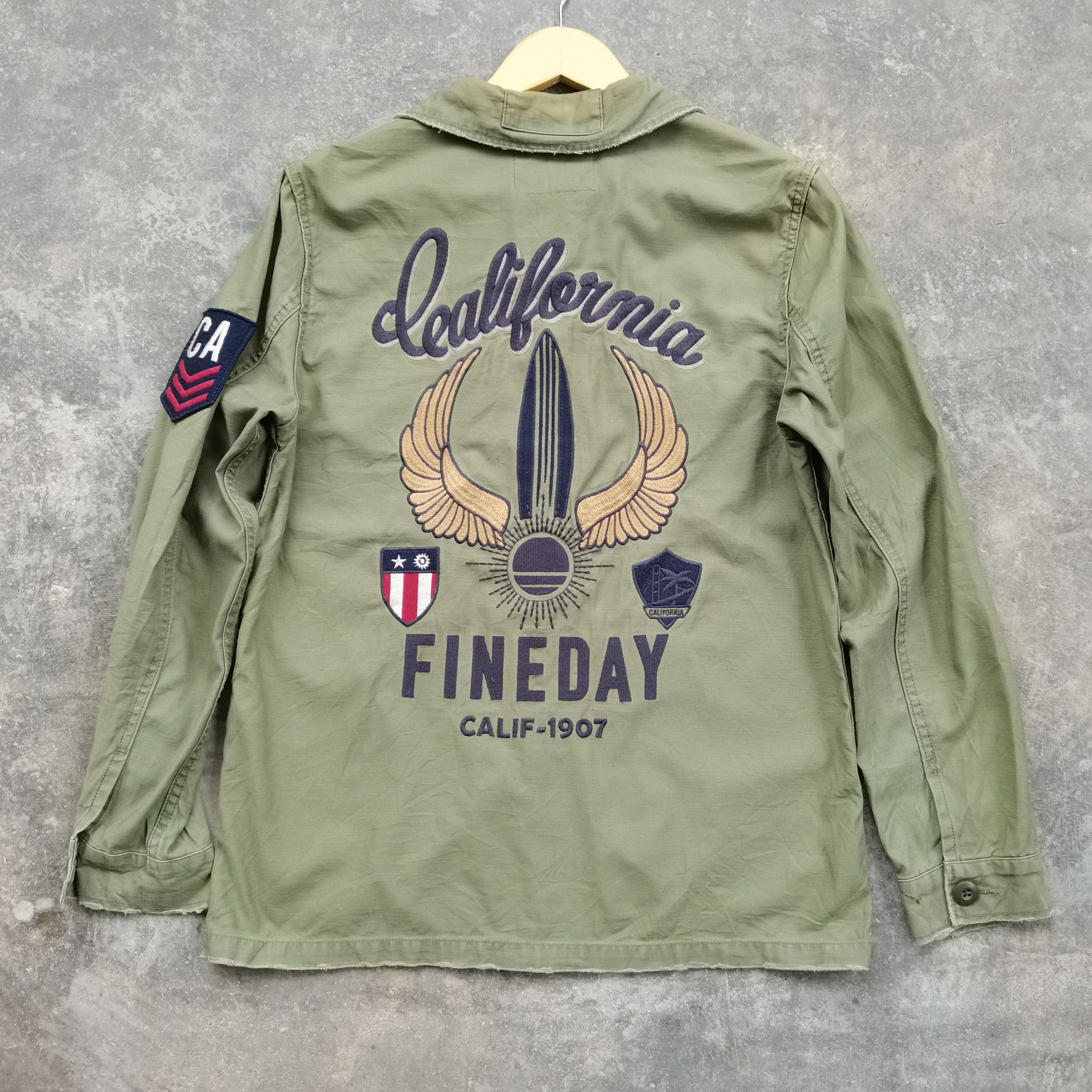 Japanese Brand × Vintage Vintage BAYFLOW California Fine Day Military Style Jacket Size US M / EU 48-50 / 2 - 1 Thumbnail