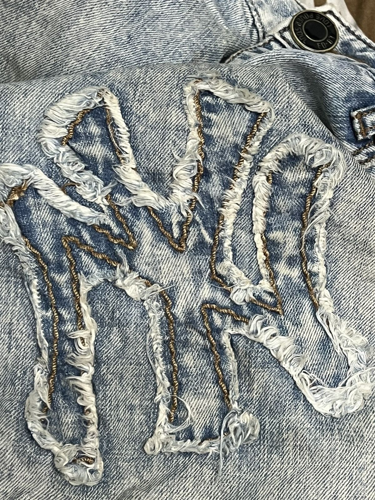 MLB × Vintage Classic jeans MLB New York Yankee pants LB 03 Size US 32 / EU 48 - 13 Thumbnail