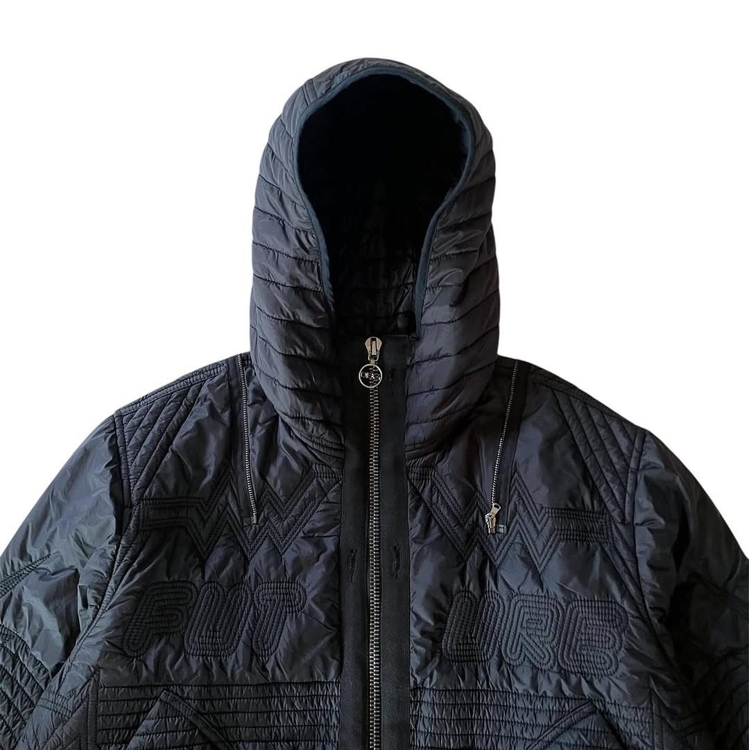 Diesel Black Gold DIESEL BLACK GOLD Embroidered W-PAR-Quilted Black Jacket Size US S / EU 44-46 / 1 - 5 Thumbnail