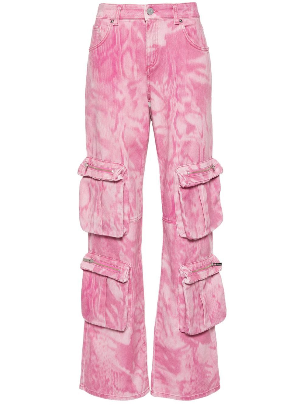 Blumarine CAMOUFLAGE PRINT CARGO TROUSERS Size 27" / US 4 / IT 40 - 1 Thumbnail