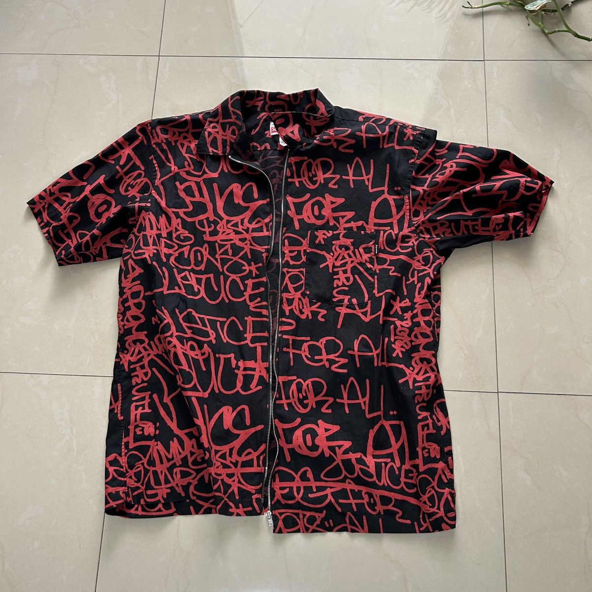 Comme des Garcons SHIRT × Supreme Cdg x Supreme Graffiti Zip Up