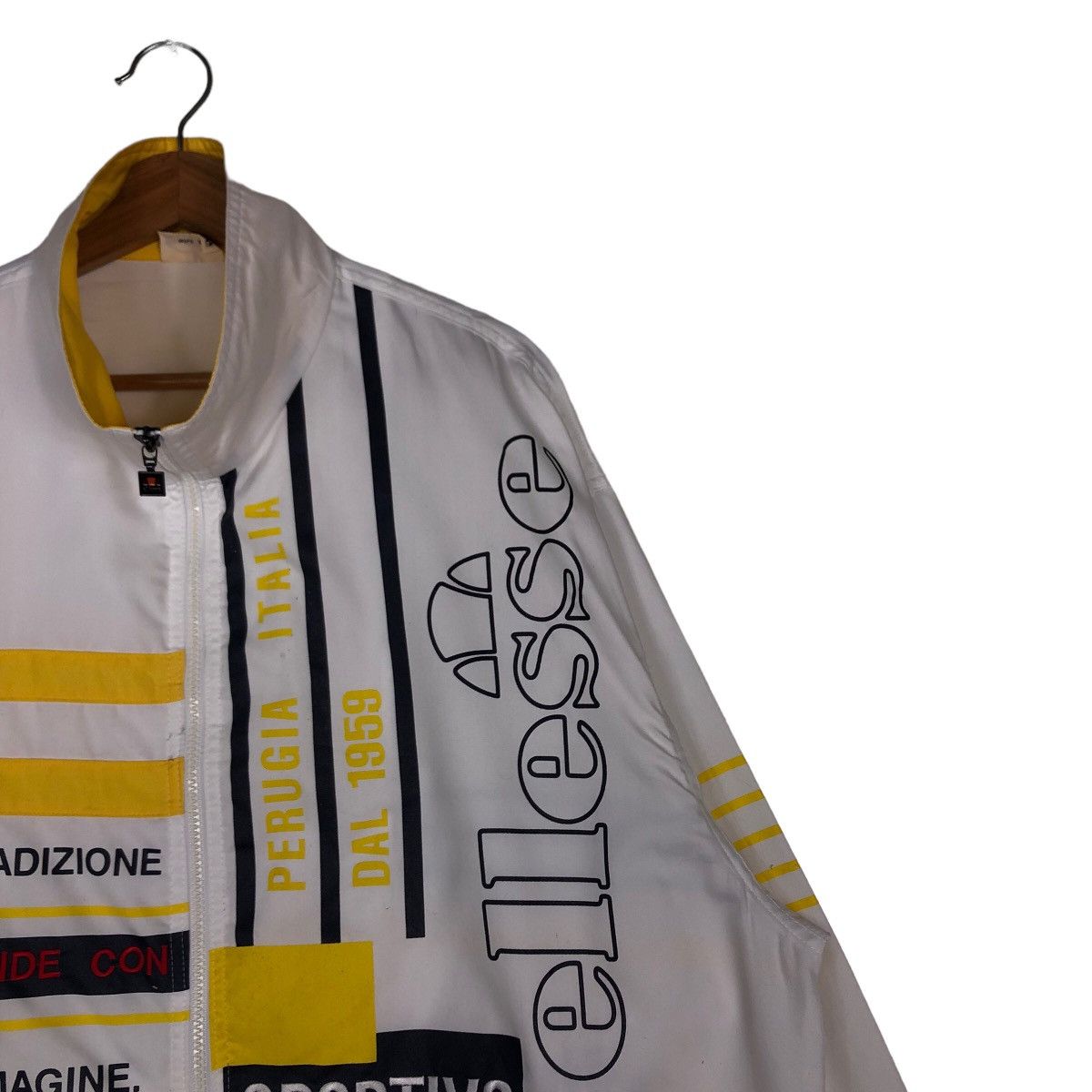 Japanese Brand 🔥Vintage Bomber Jacket Ellesse Japan Big Logo Spell Out Size US M / EU 48-50 / 2 - 6 Thumbnail