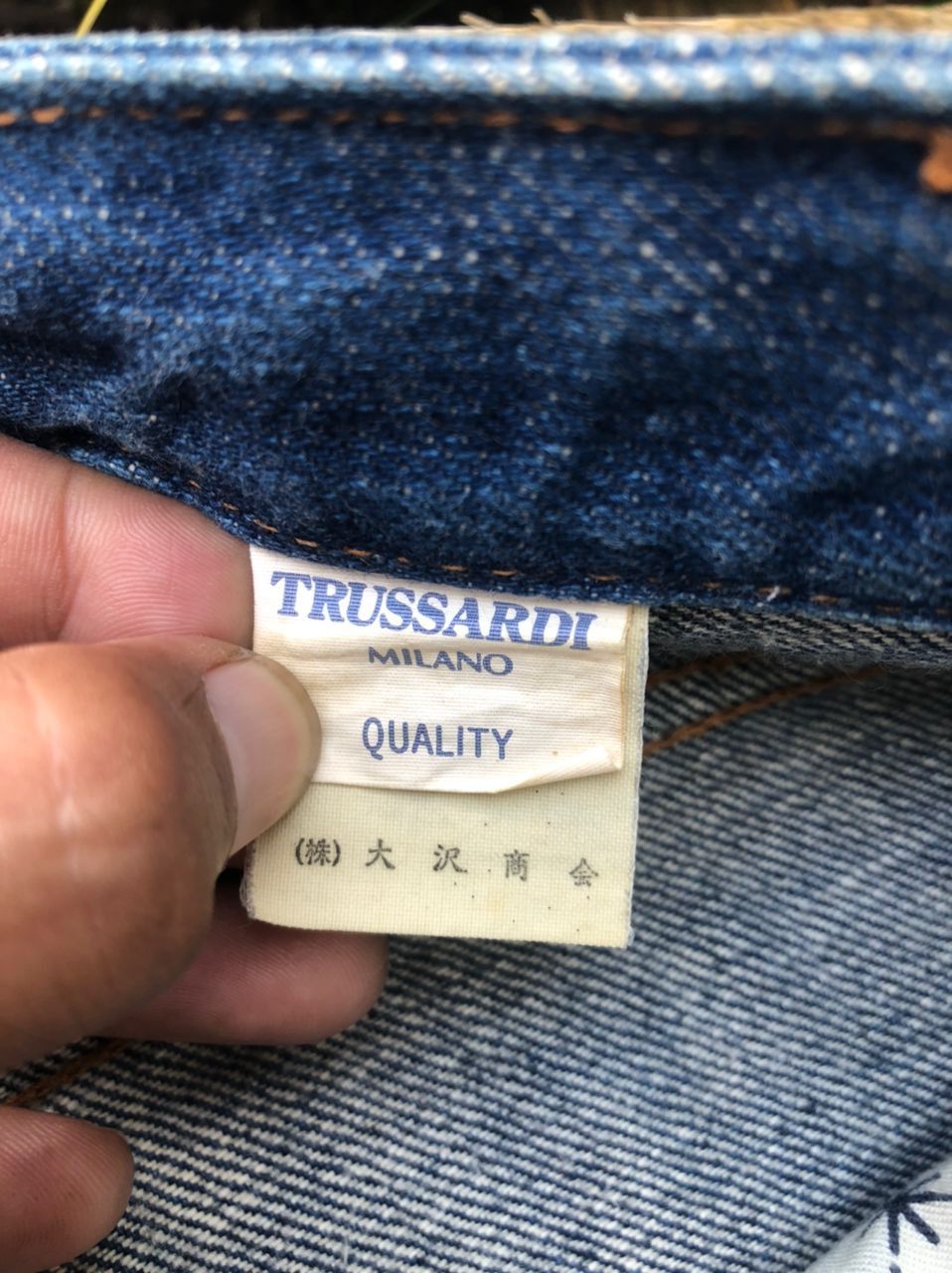 Trussardi × Vintage Vintage Trussardi Side-Tape Denim Jeans Size US 30 / EU 46 - 3 Thumbnail
