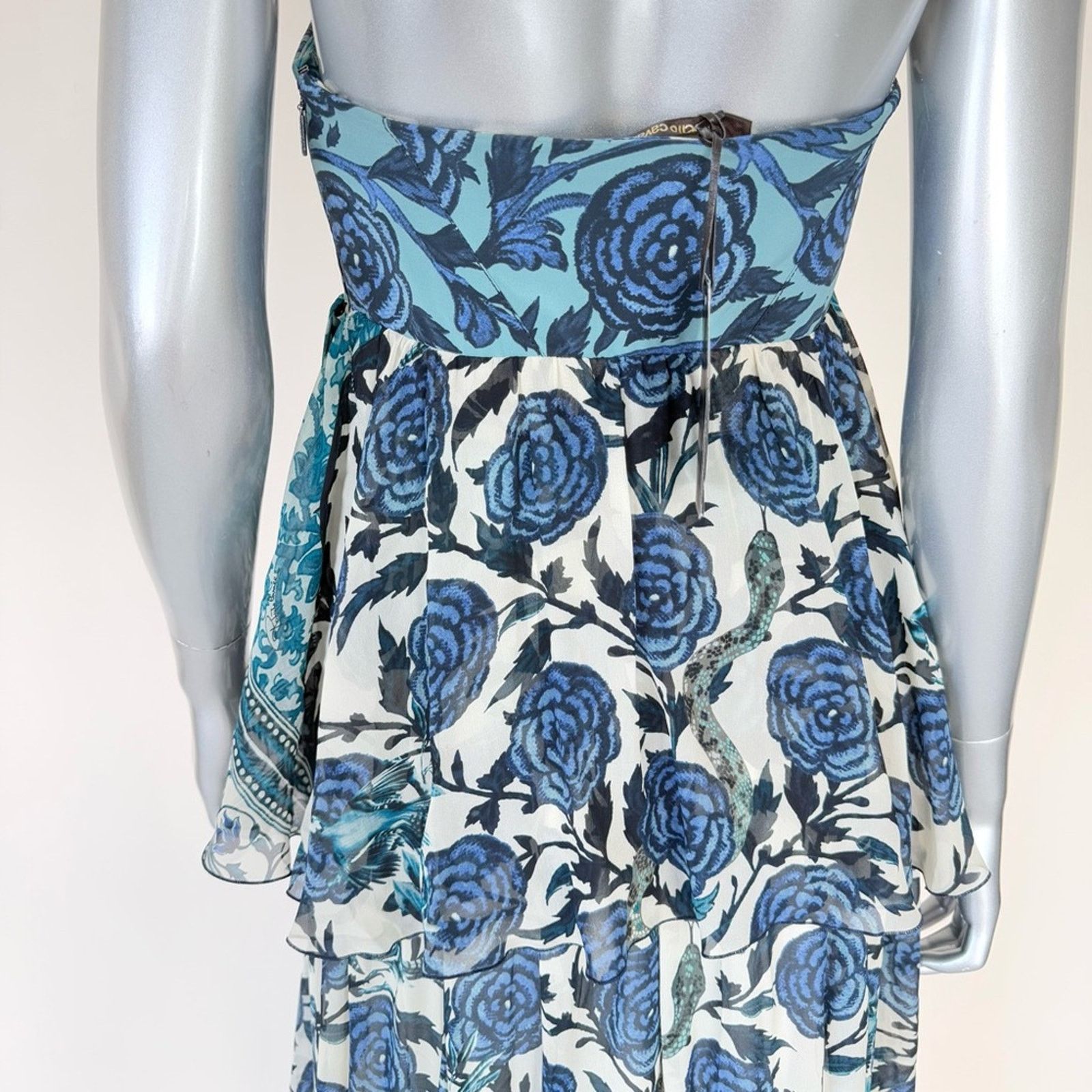 Roberto Cavalli Roberto Cavalli women silk dress size 42IT or 6 US 1650$ Size M / US 6-8 / IT 42-44 - 5 Thumbnail