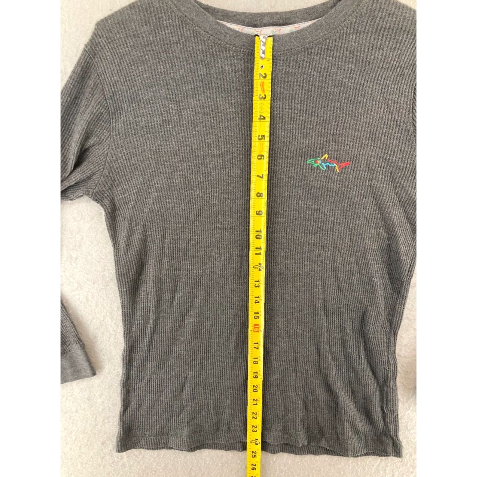 Vintage Greg Norman Mens Shirt Large Gray Thermal Outdoor Size US L / EU 52-54 / 3 - 3 Thumbnail