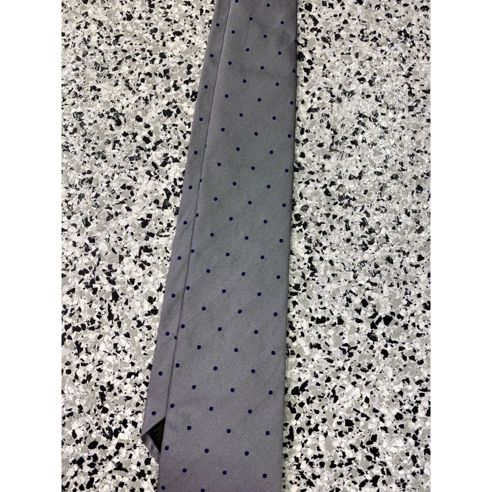 Brooks Brothers Brooks Brothers Silk Tie NWT Polka Dot Grey Blue Yellow Woven Classic One Size Men Adjustable Tie - Preppy Size ONE SIZE - 2 Thumbnail
